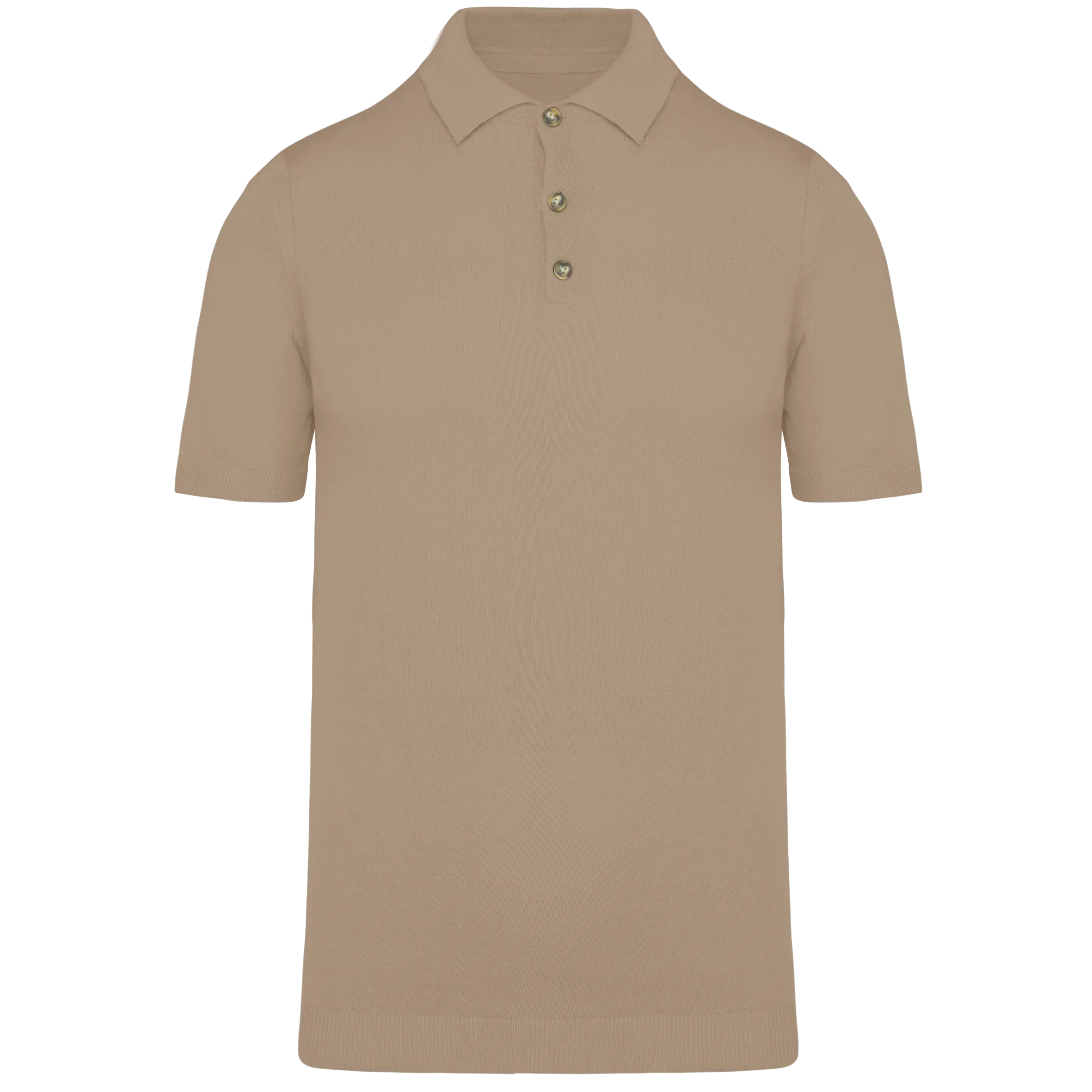Polo ecorresponsable de punto hombre