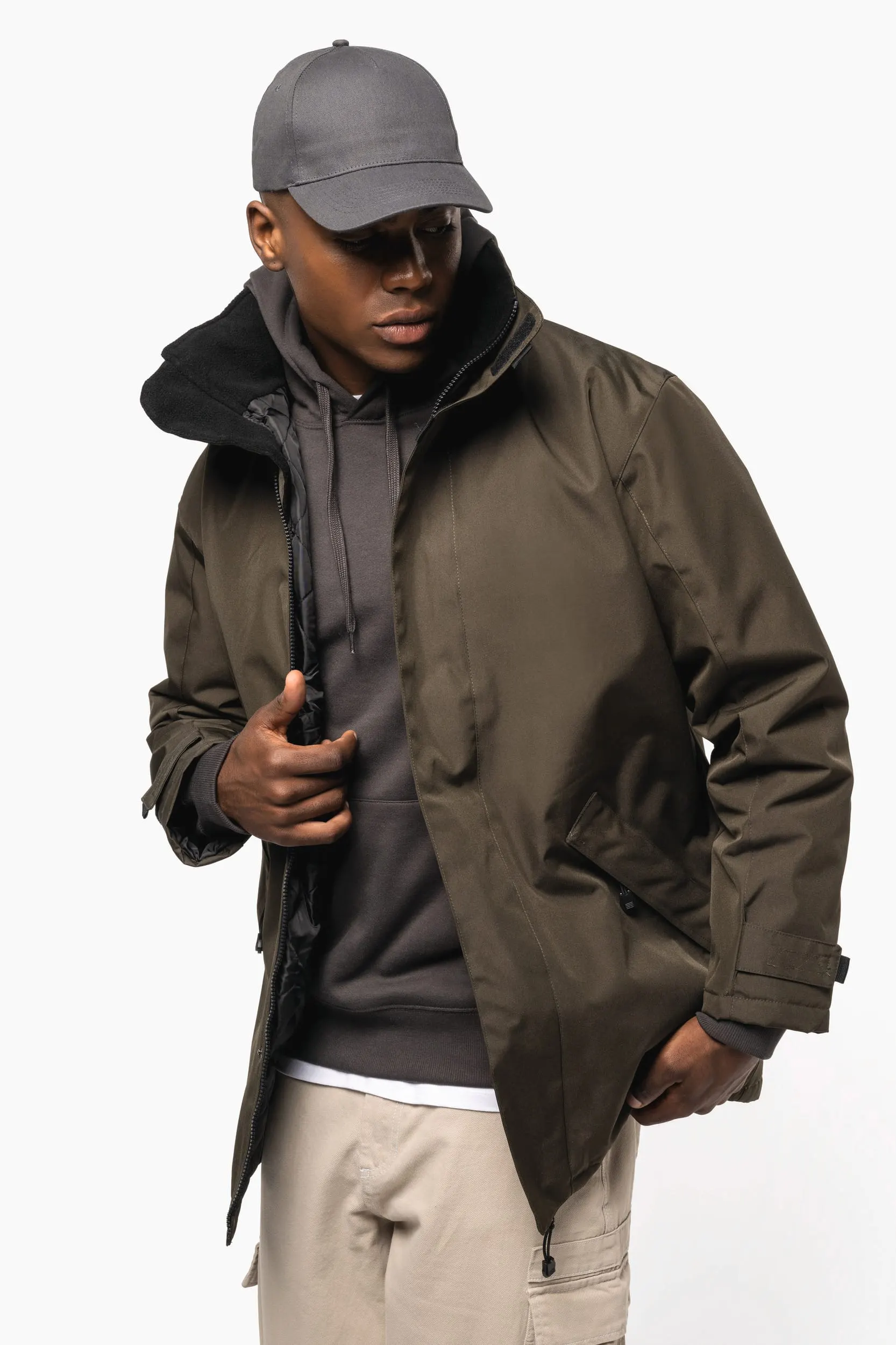 Parka acolchada hombre