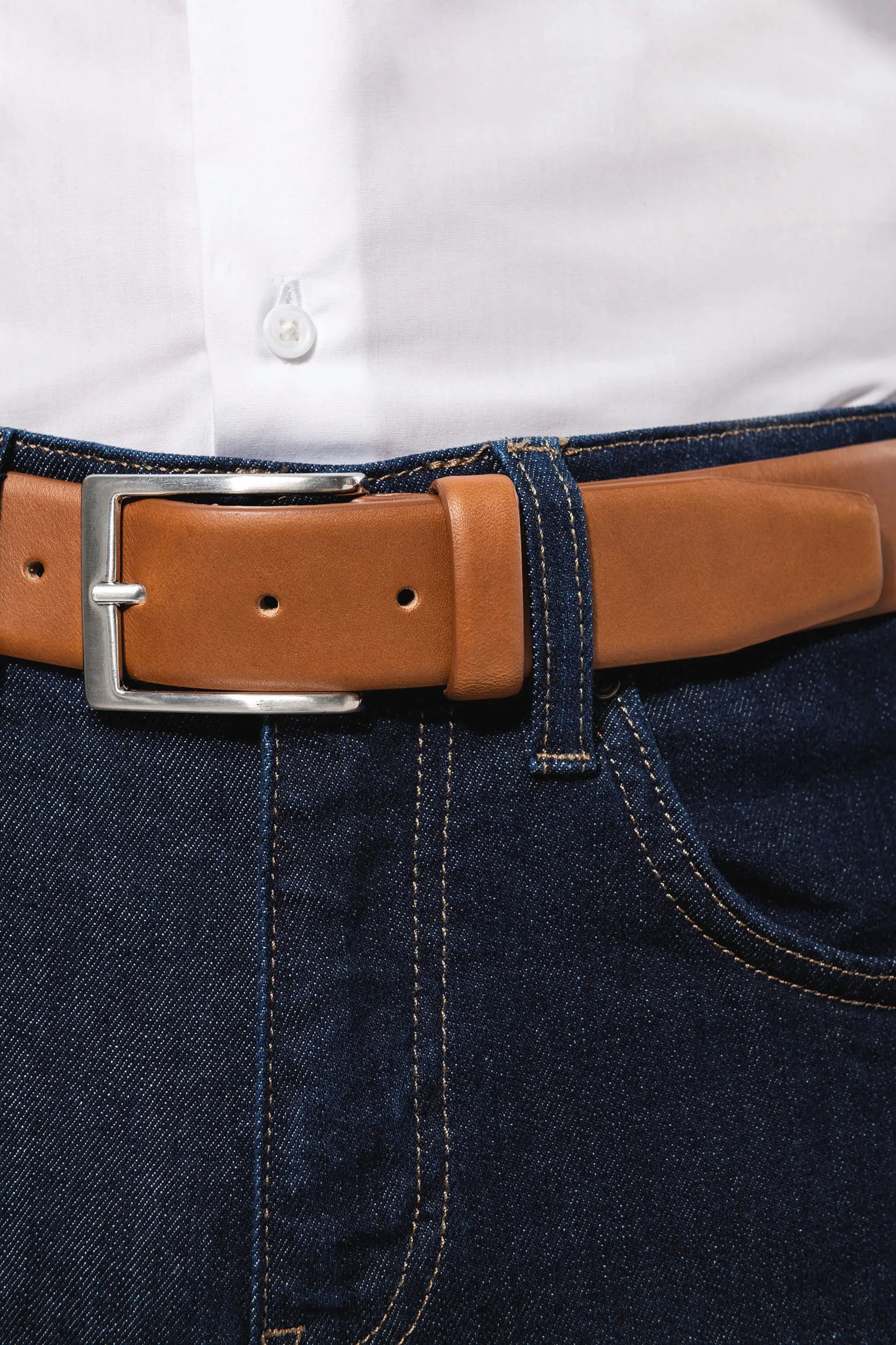 Cinturón de cuero hombre
