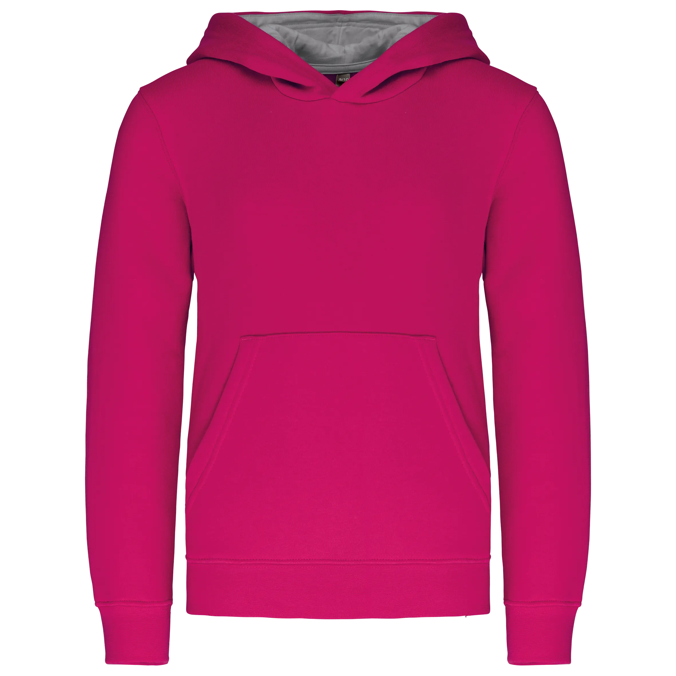 Sudadera capucha contrastada niños