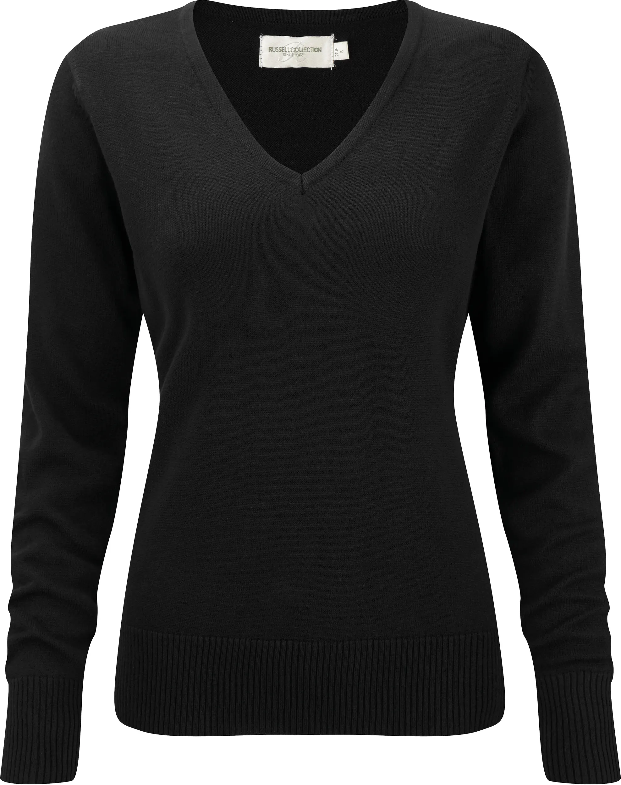 Jersey cuello de pico mujer