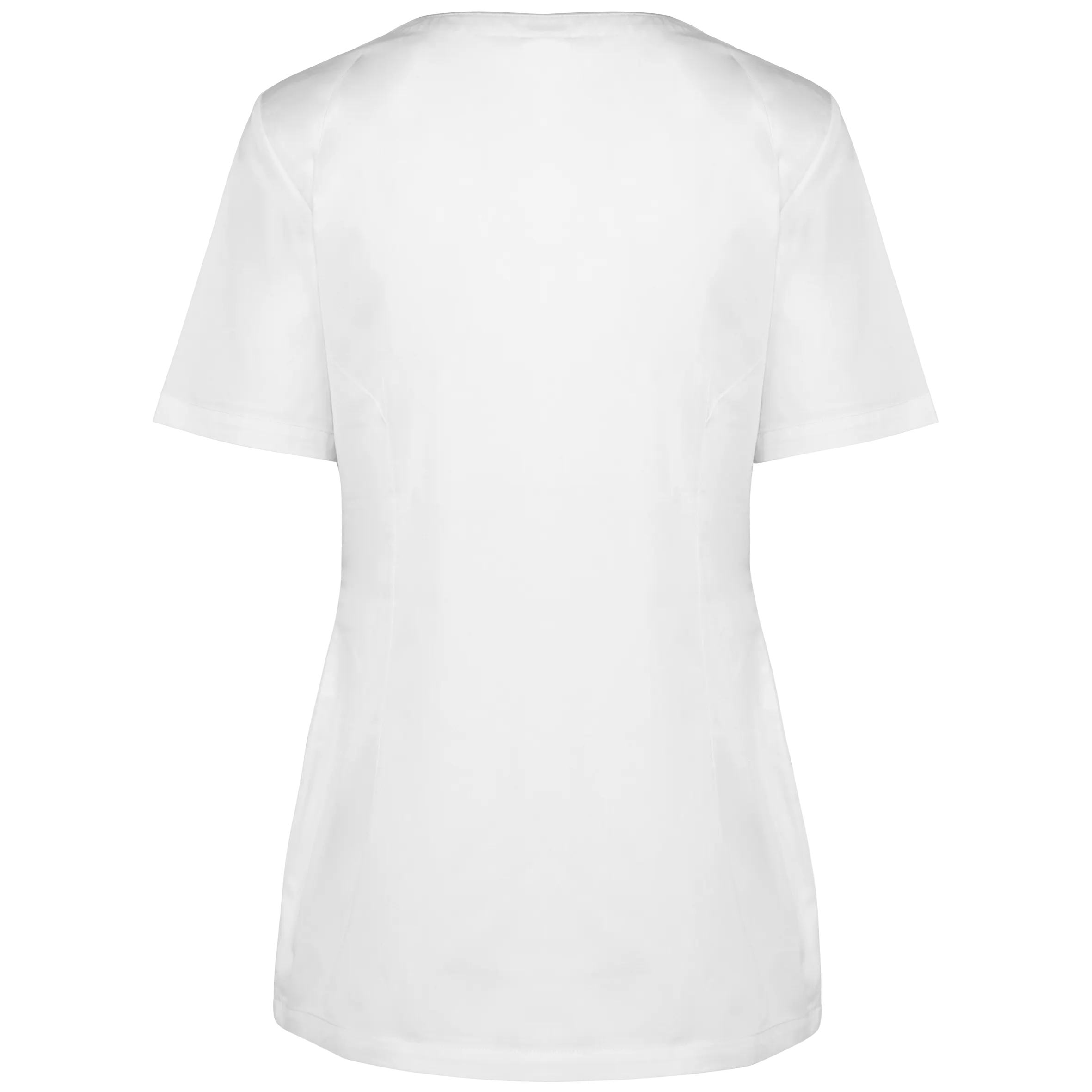 Blusa polialgodón con botones a presión mujer