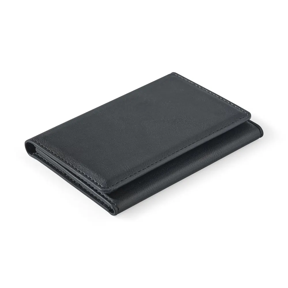 HARALD. Cartera magnética de PU de gran capacidad con bloqueo RFID