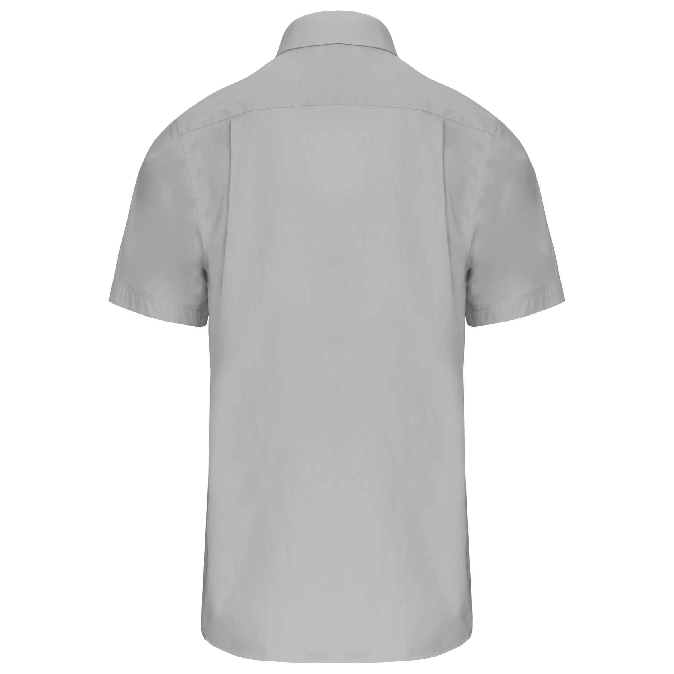 Camisa popelina manga corta hombre