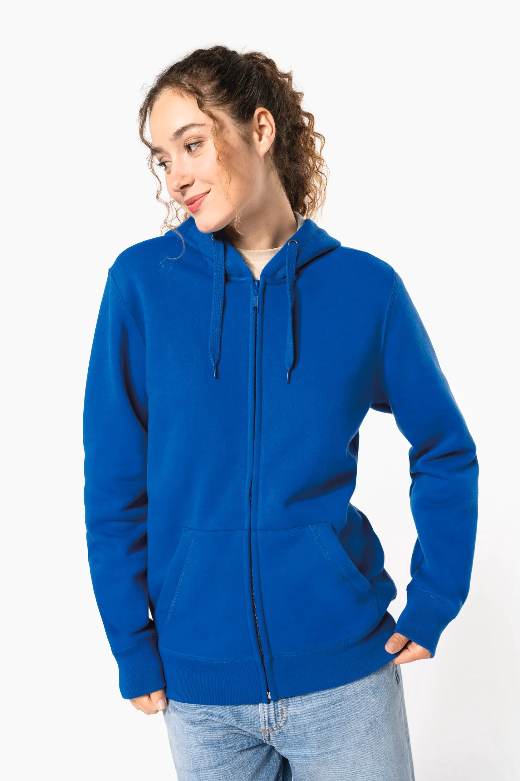 Sudadera capucha y cremallera