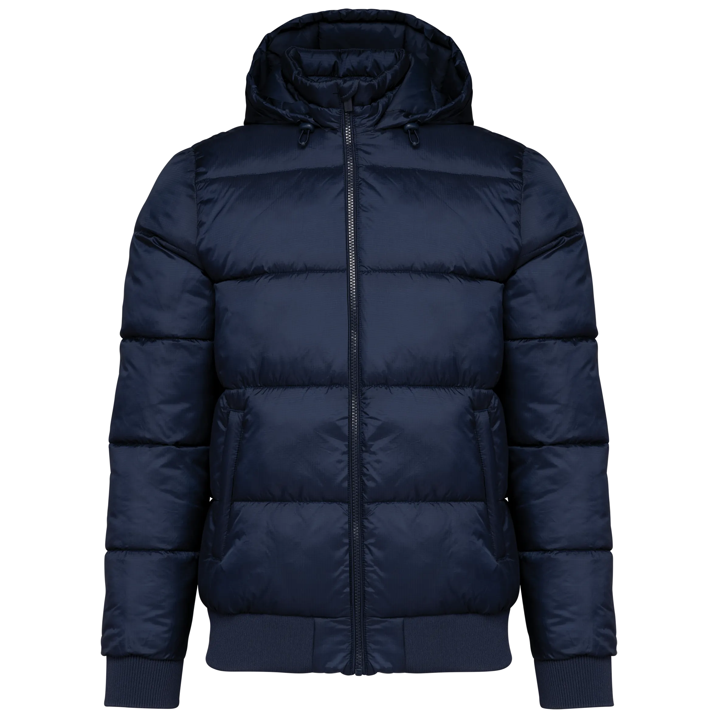 Chaqueta ripstop reciclada con capucha unisex