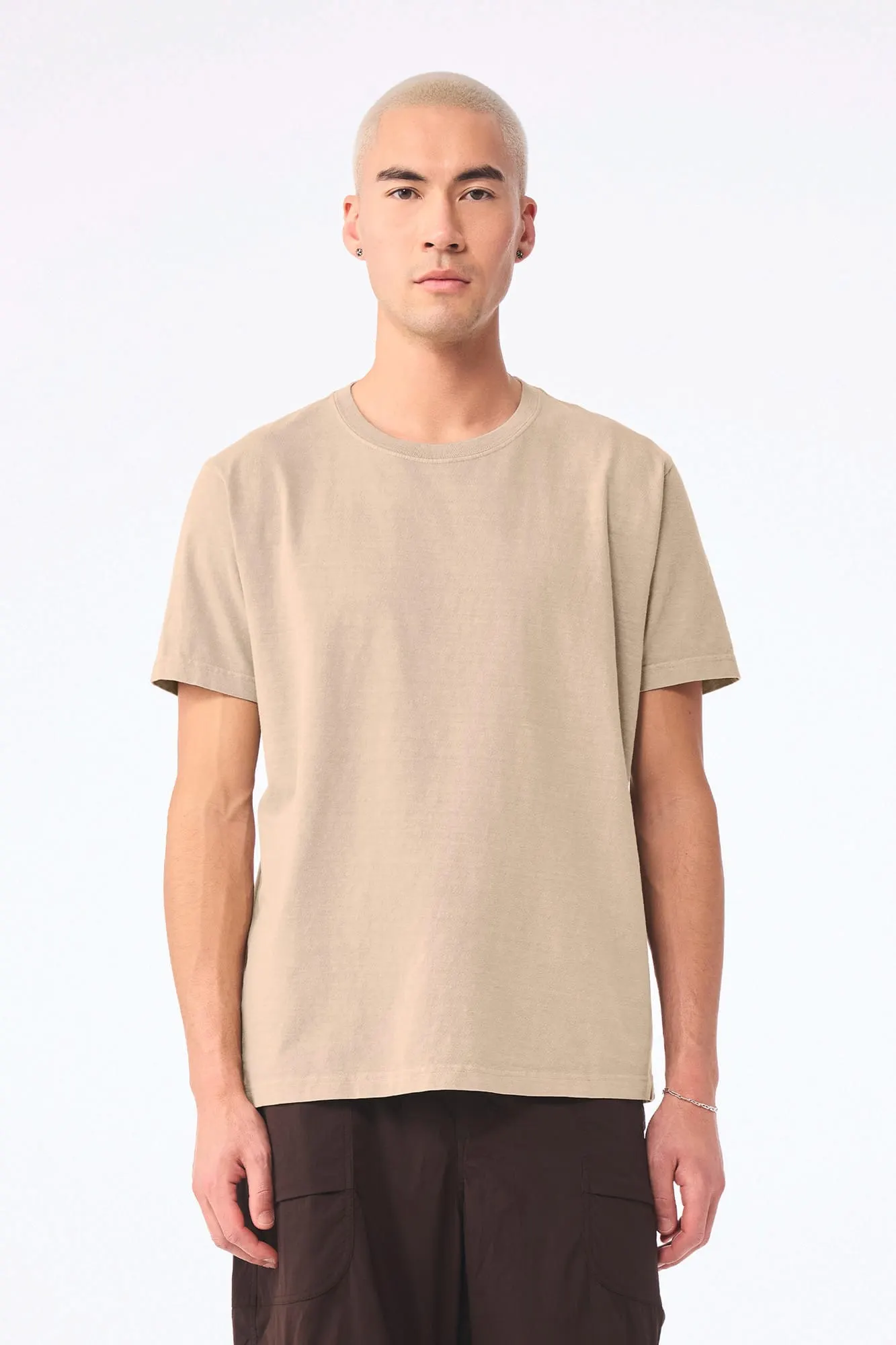 Camiseta de efecto lavado gruesa unisex