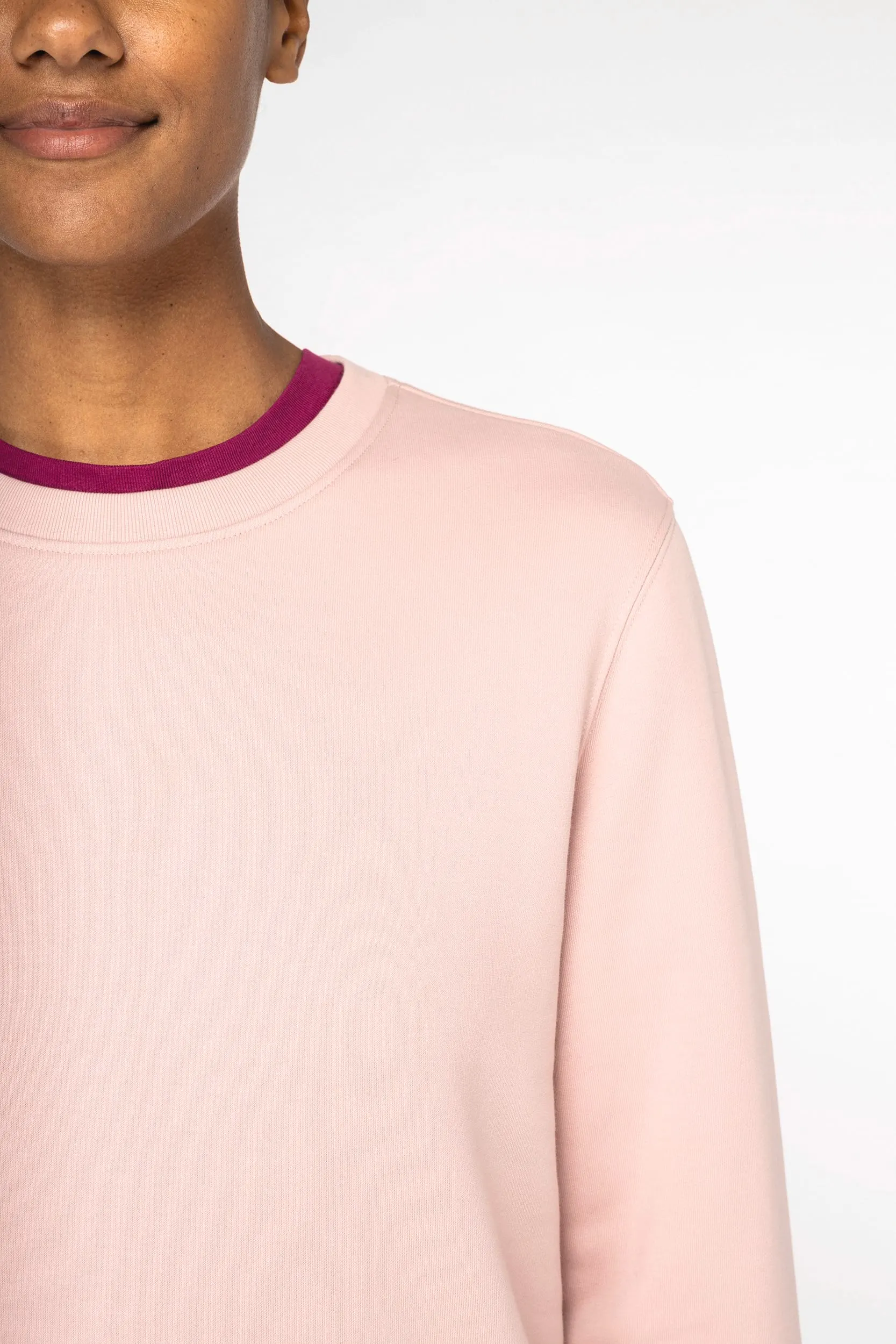 Sudadera  ecorresponsable de cuello redondo unisex