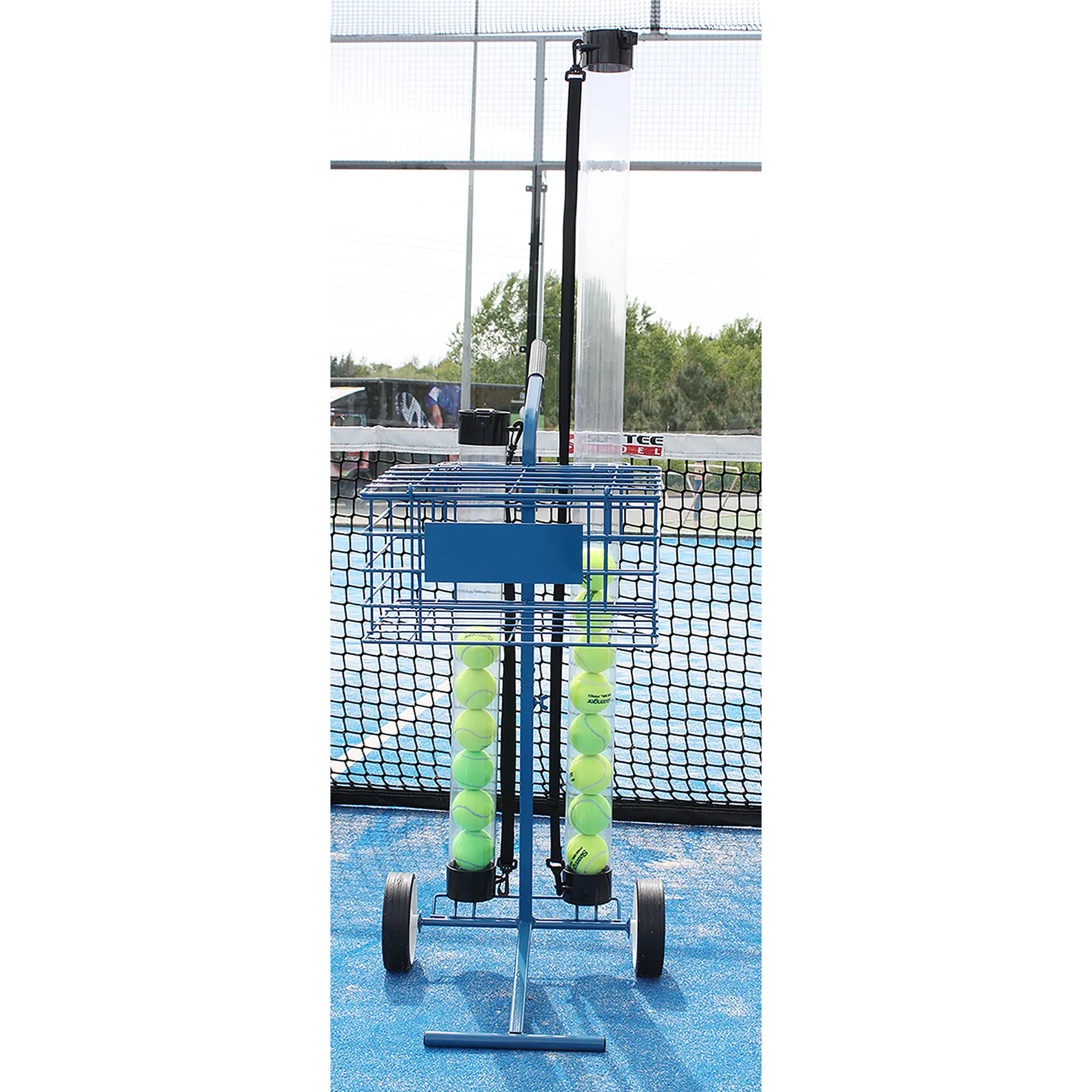 CARRO PORTAPELOTAS TENIS/PÁDEL 80 PELOTAS SOFTEE