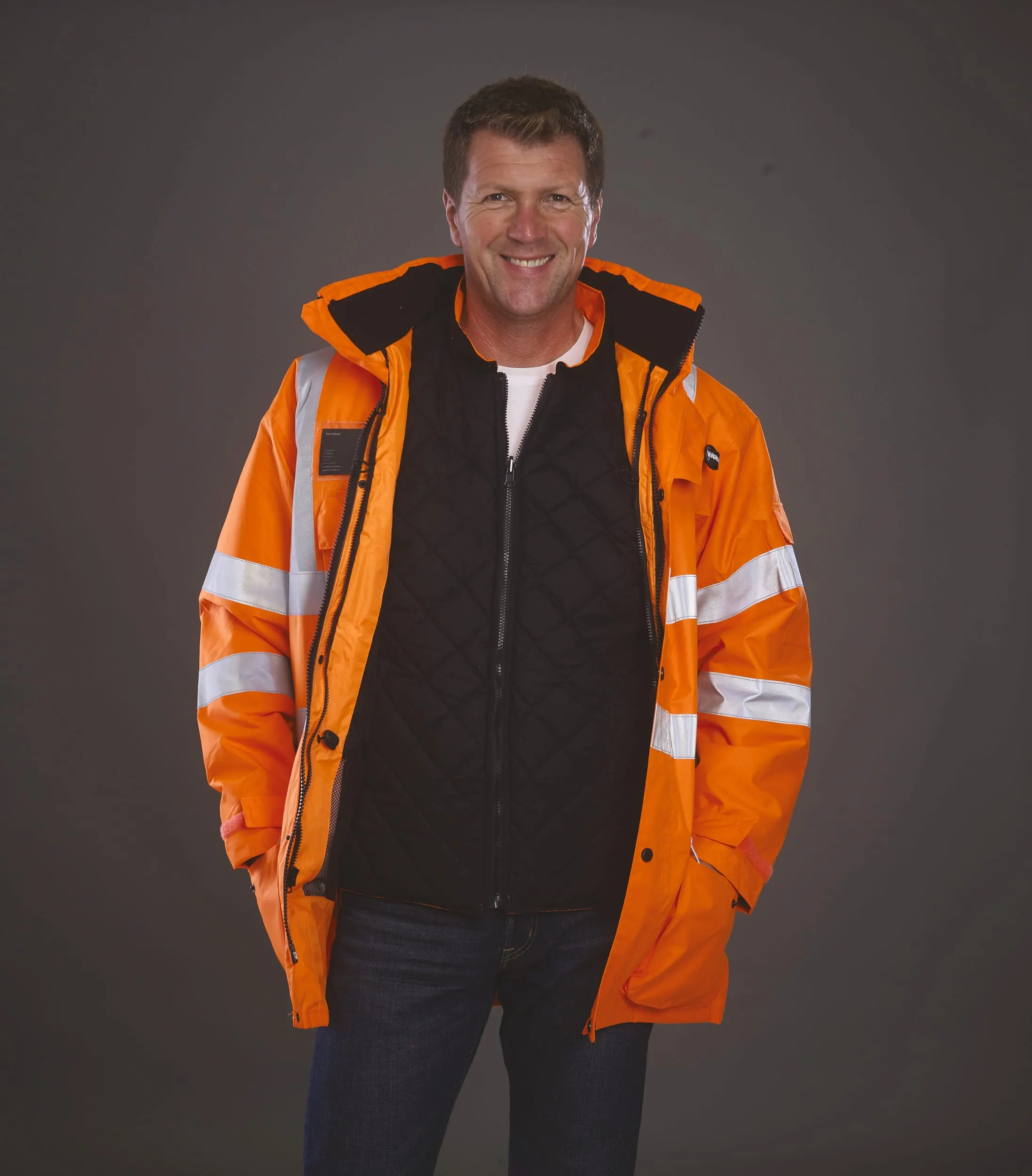 Parka de seguridad Alta Visibilidad 7 en 1