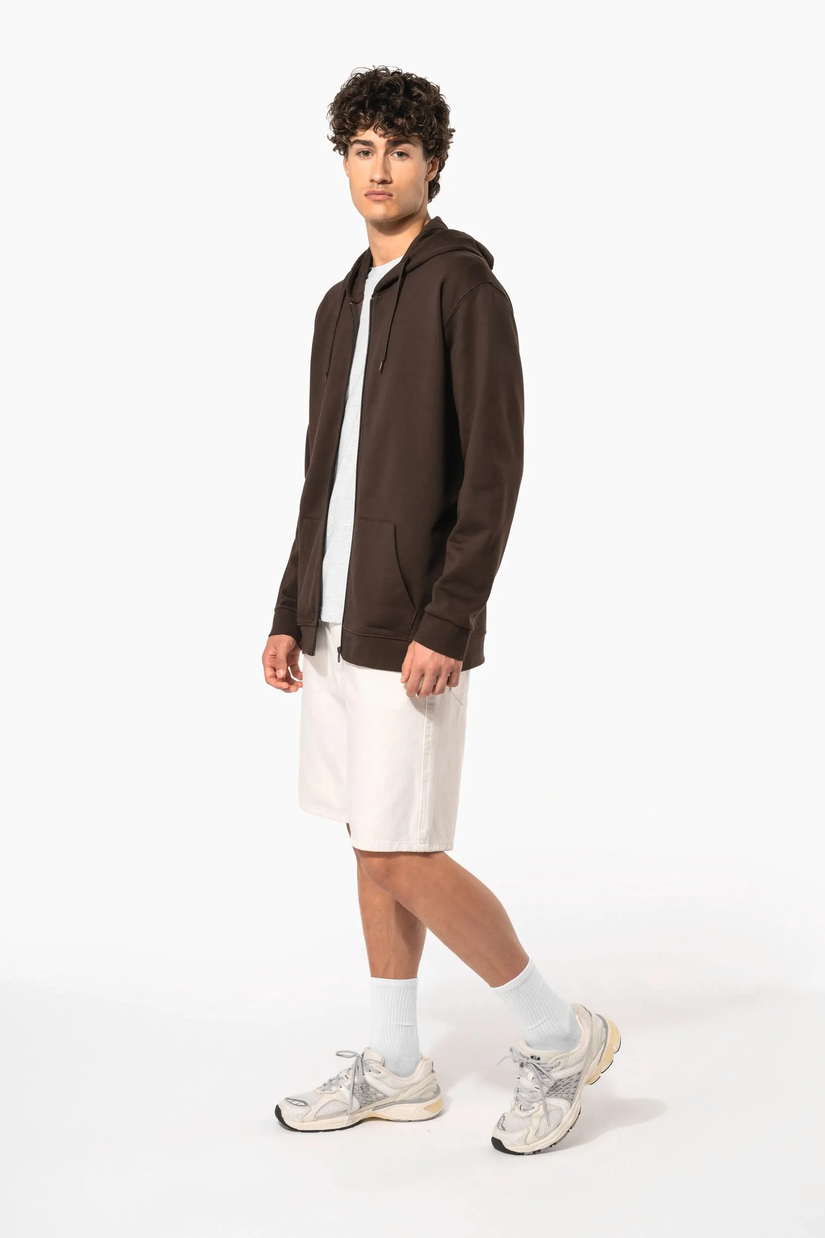 Sudadera capucha y cremallera unisex