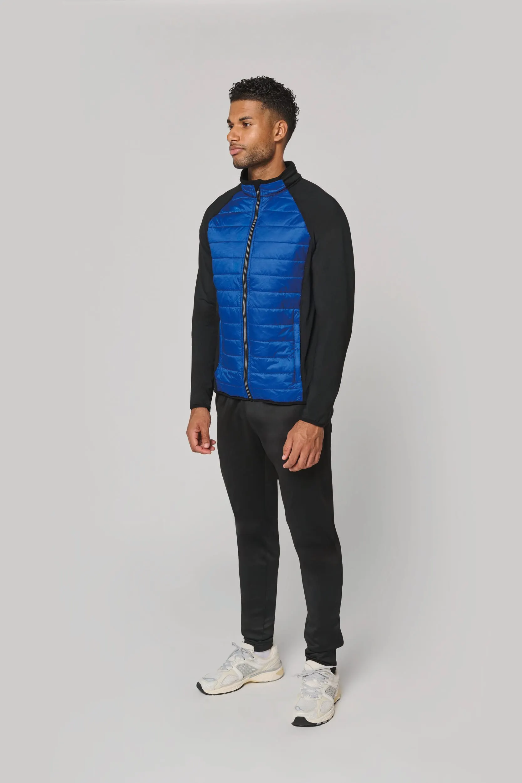 Chaqueta de deporte bimaterial unisex