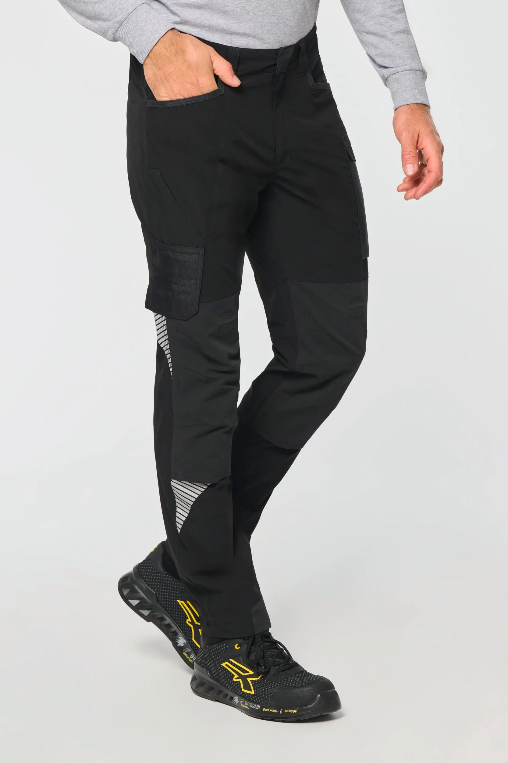 Pantalón ligero stretch reciclado multibolsillos unisex