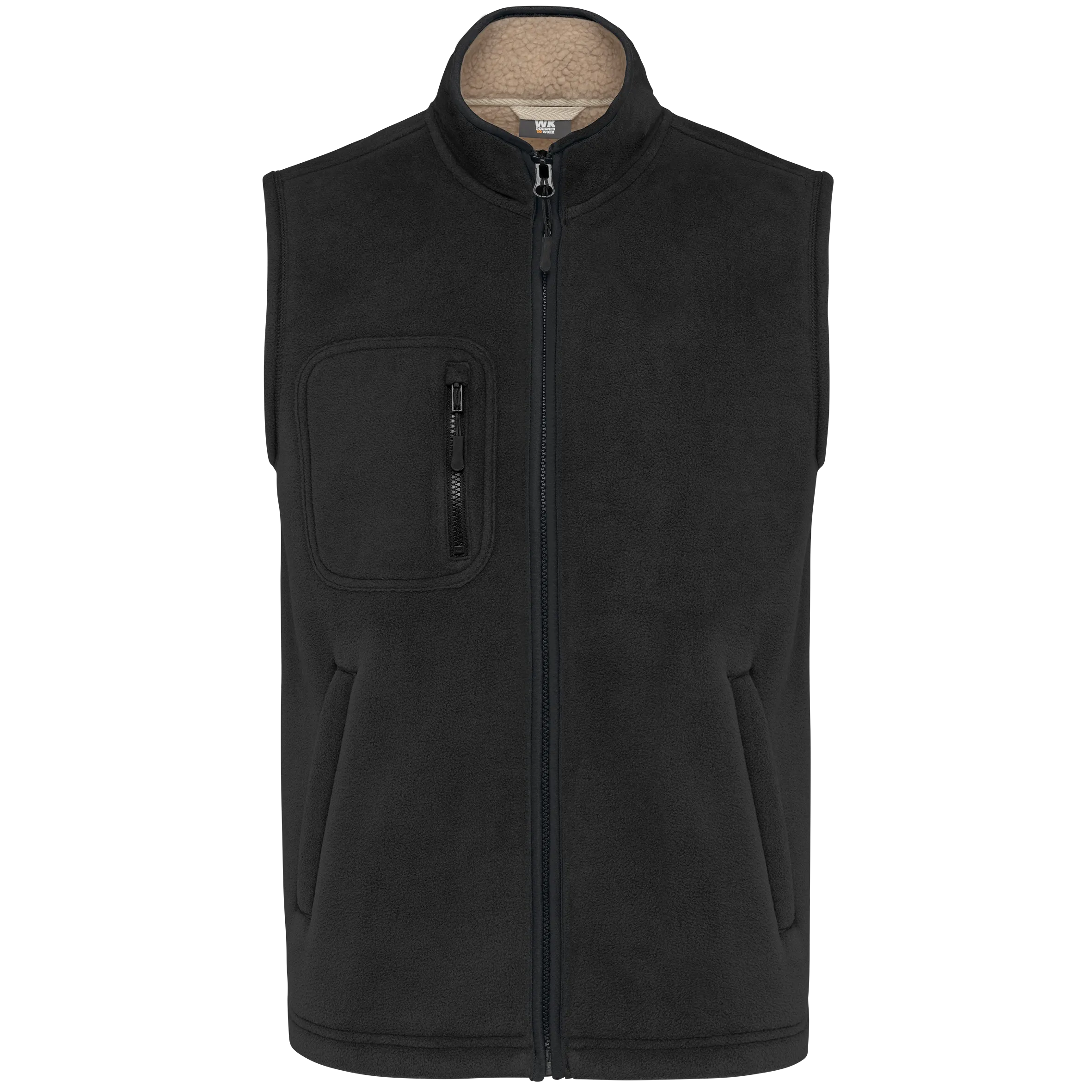 Chaleco polar con interior de sherpa unisex