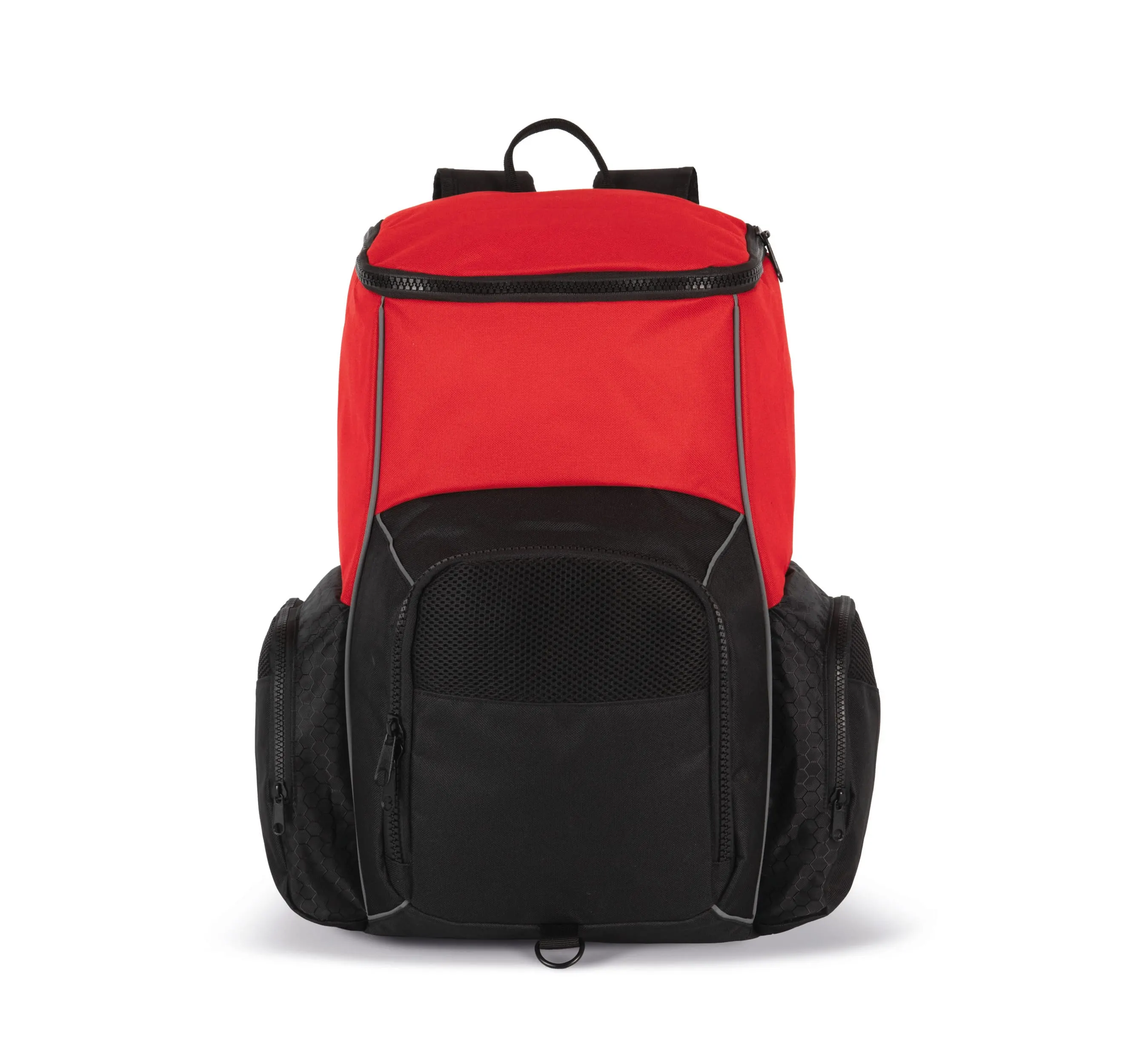 Mochila de deporte con portaobjetos confeccionada en material reciclado