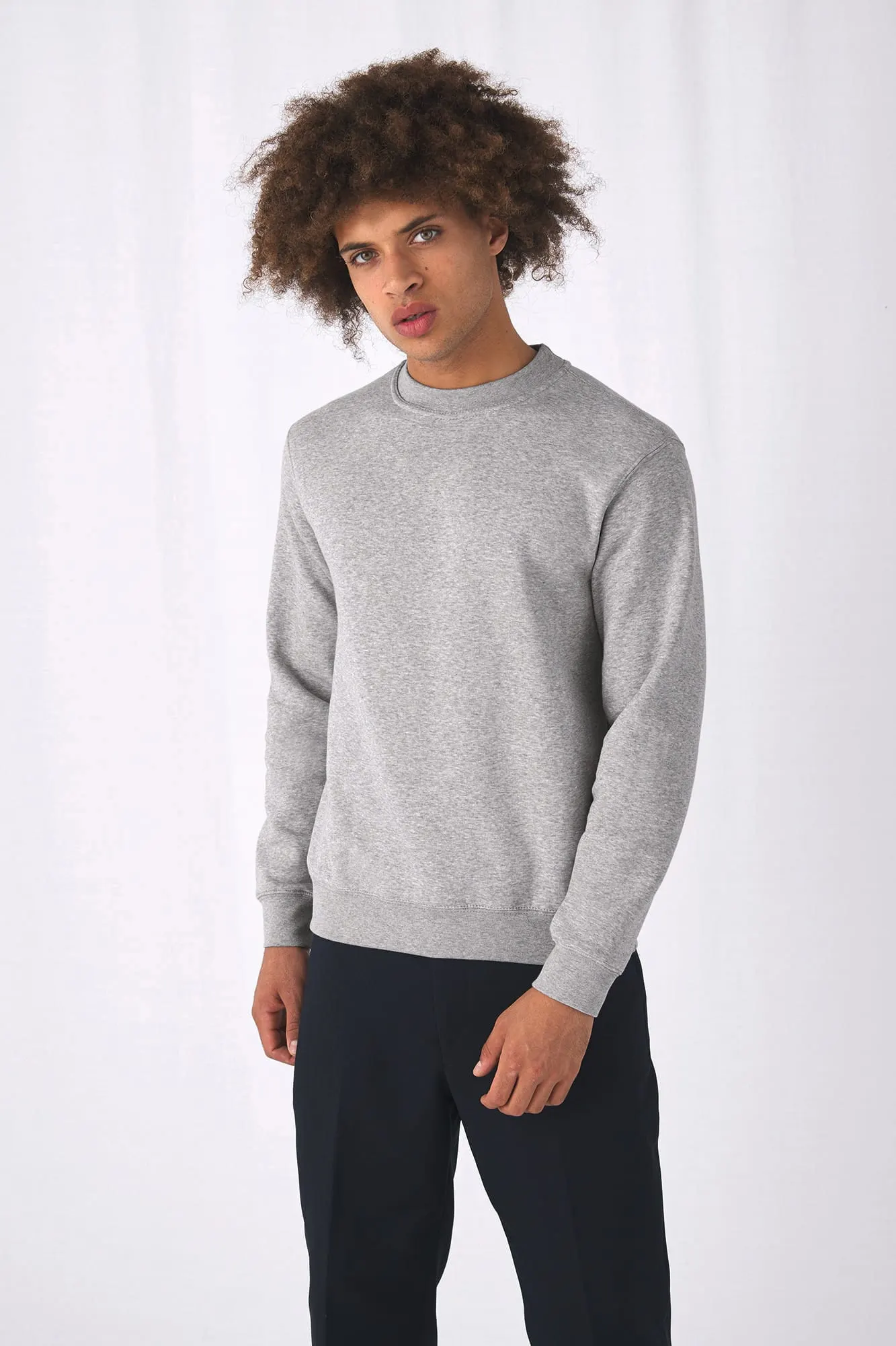 Sudadera cuello redondo