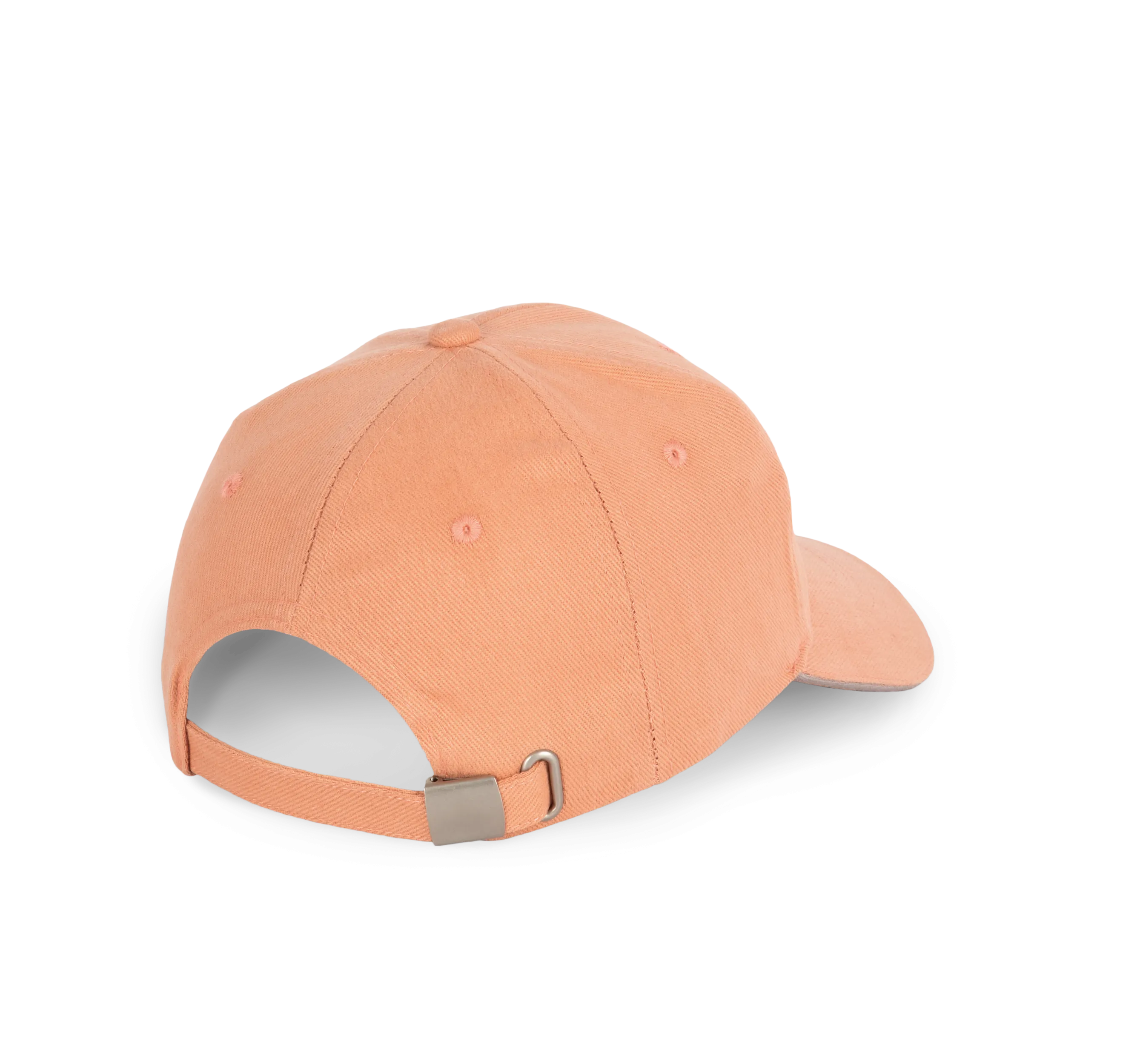 Gorra algodón orgánico con sándwich contrastado - 6 paneles