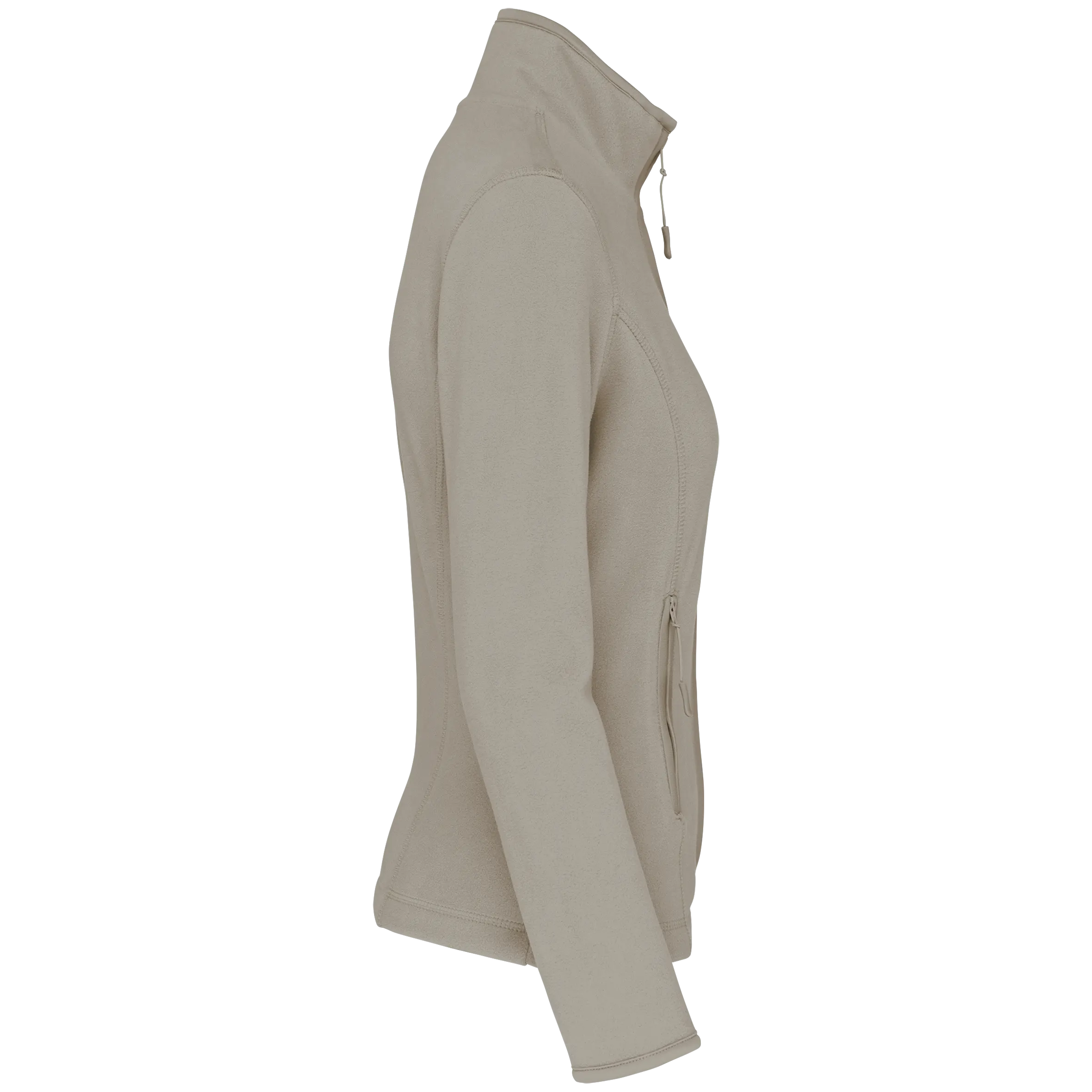 Chaqueta micropolar con cremallera mujer