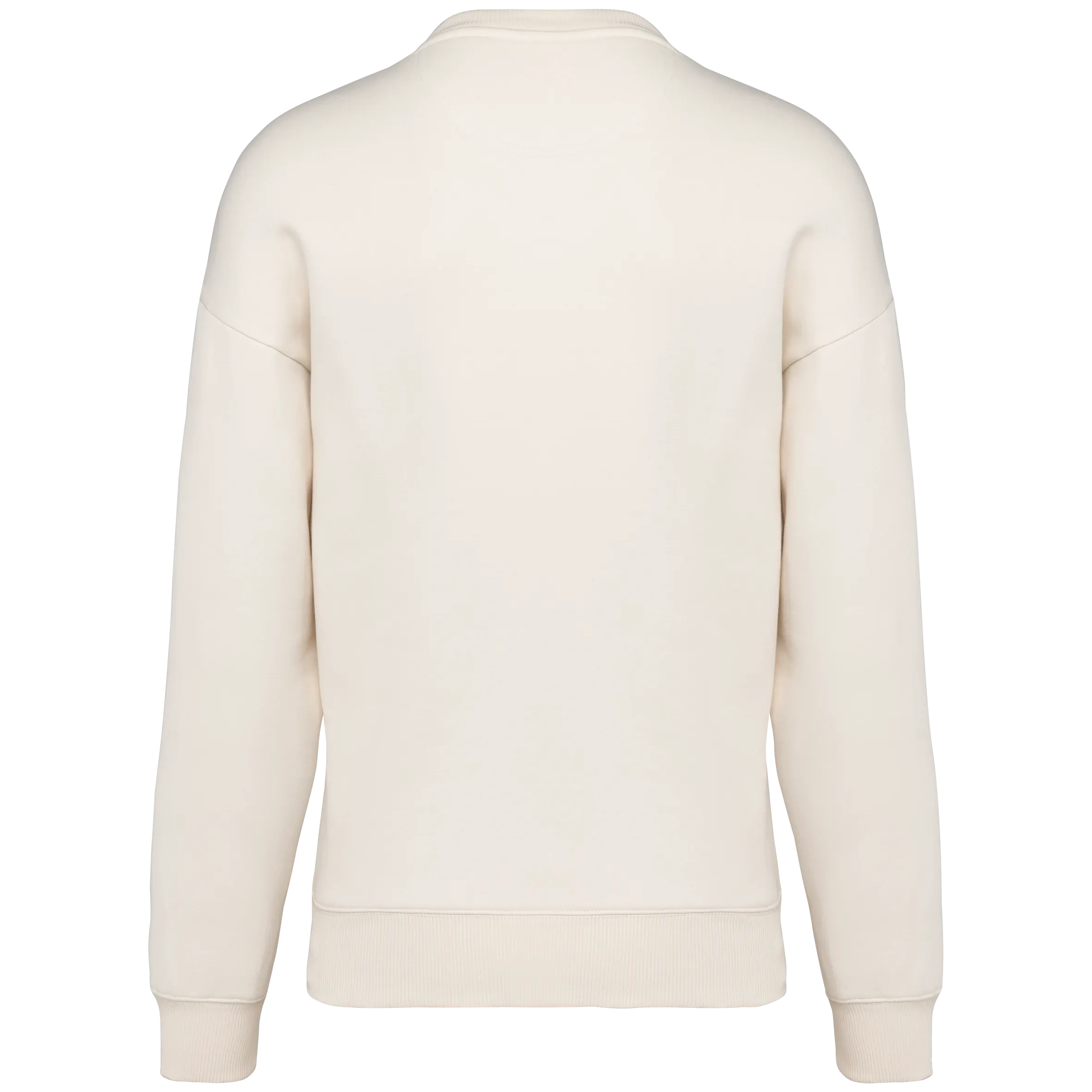 Sudadera ecorresponsable cuello redondo oversize unisex