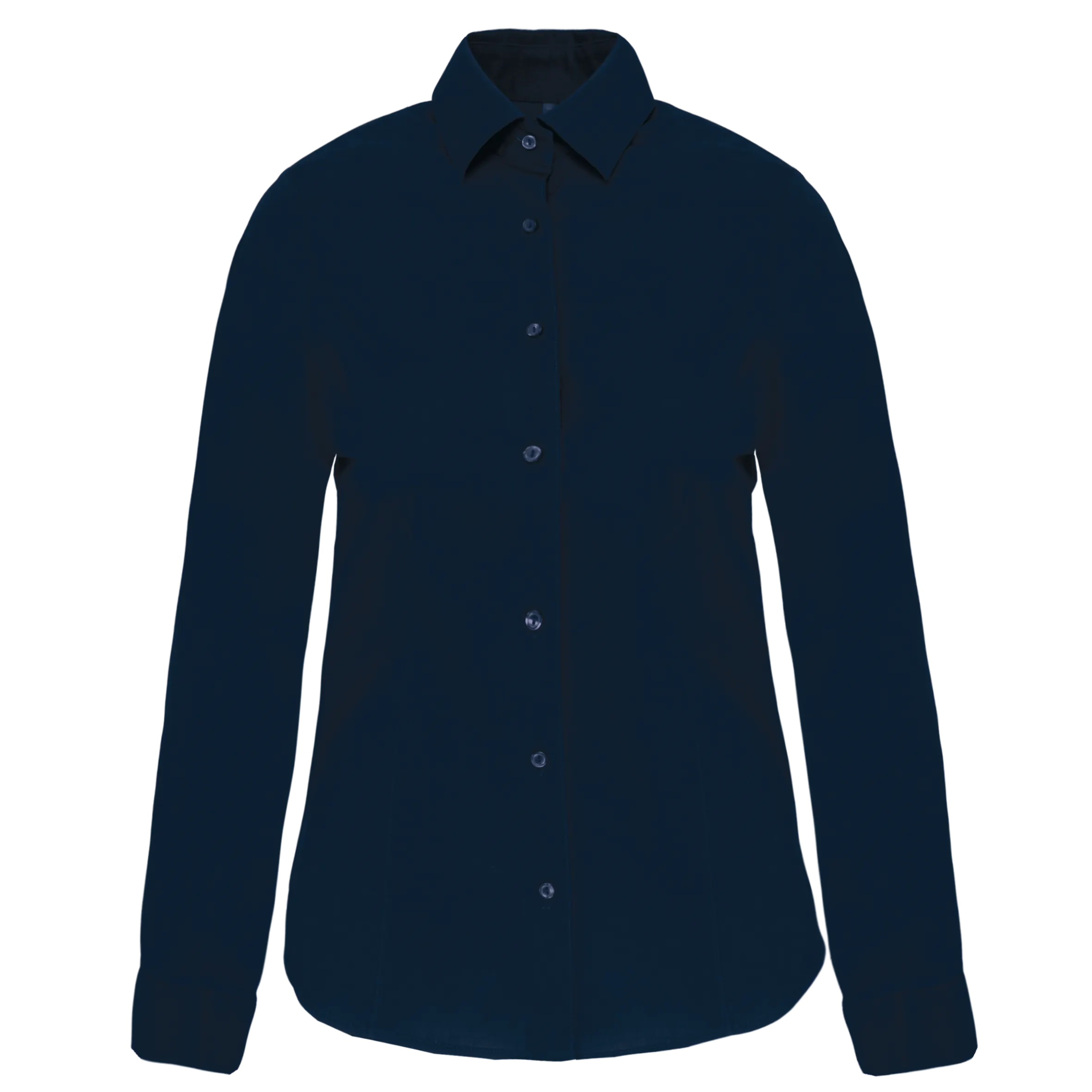Camisa stretch manga larga mujer