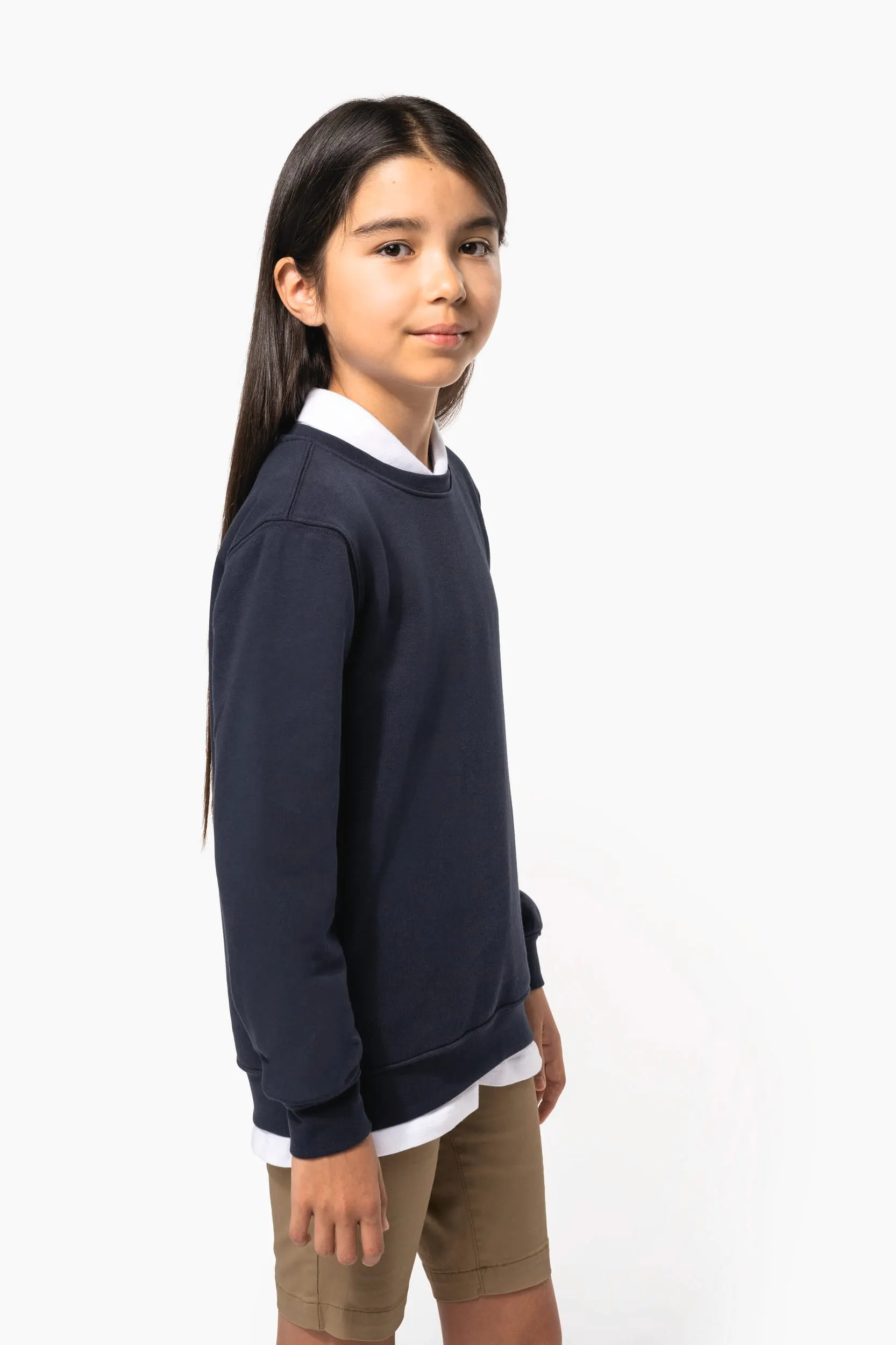 Sudadera cuello redondo infantil
