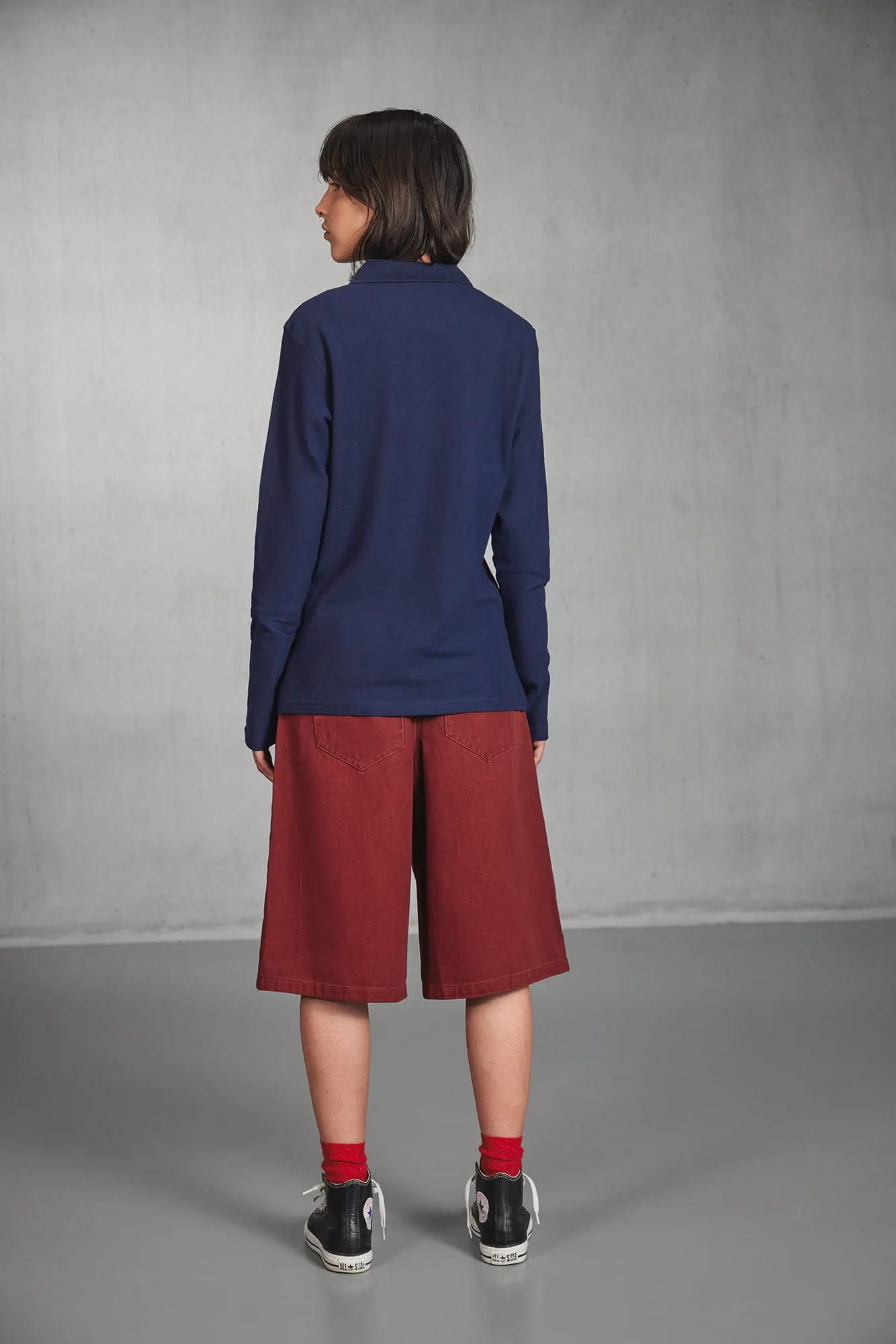 ID.001 Polo manga larga mujer