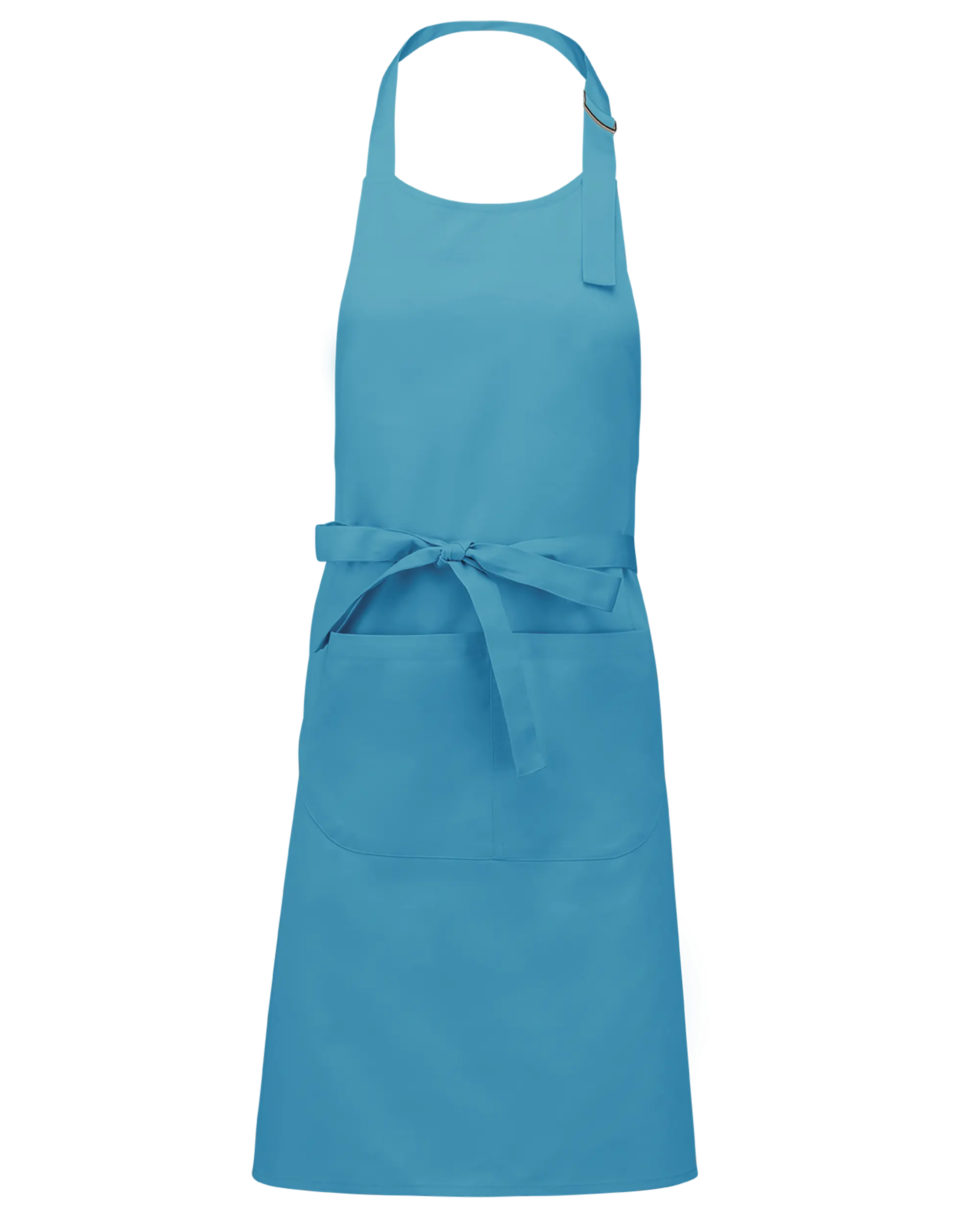 Delantal poliéster/algodón con bolsillo