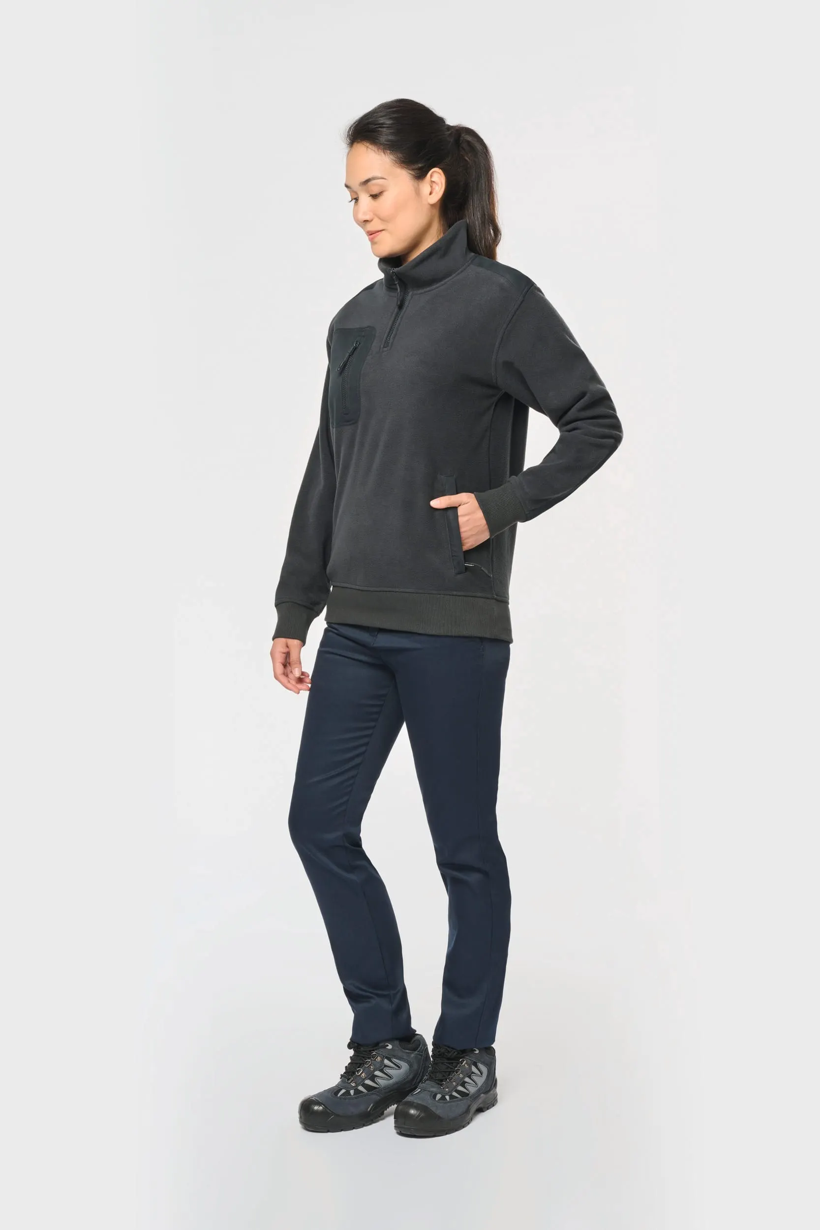 Polar 1/4 cremallera ecorresponsable unisex