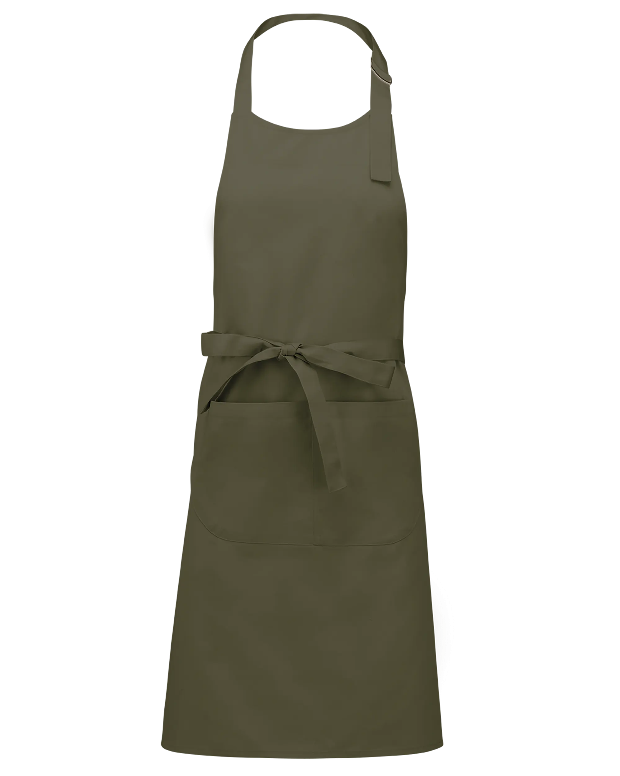 Delantal poliéster/algodón con bolsillo