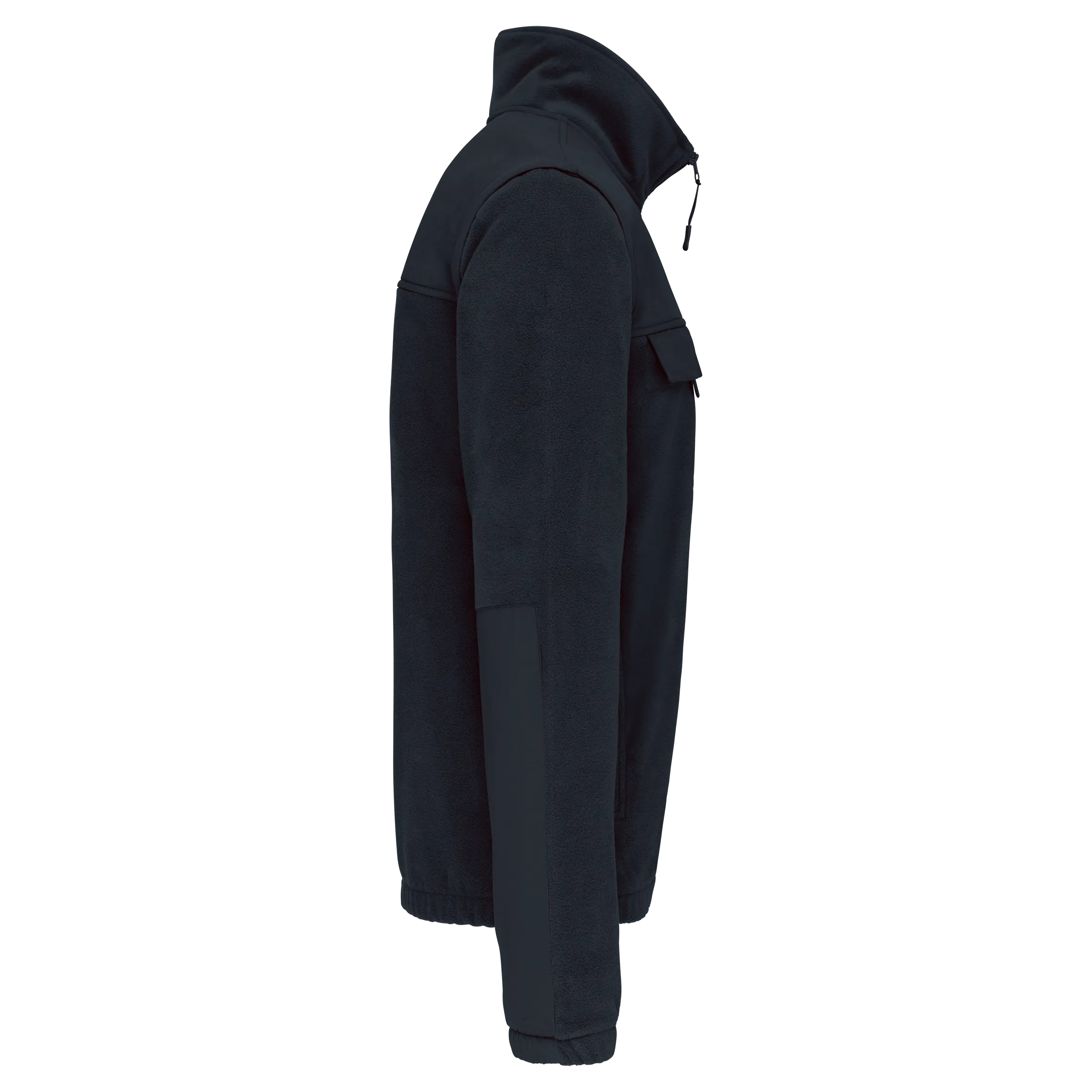 Chaqueta polar con mangas amovibles hombre