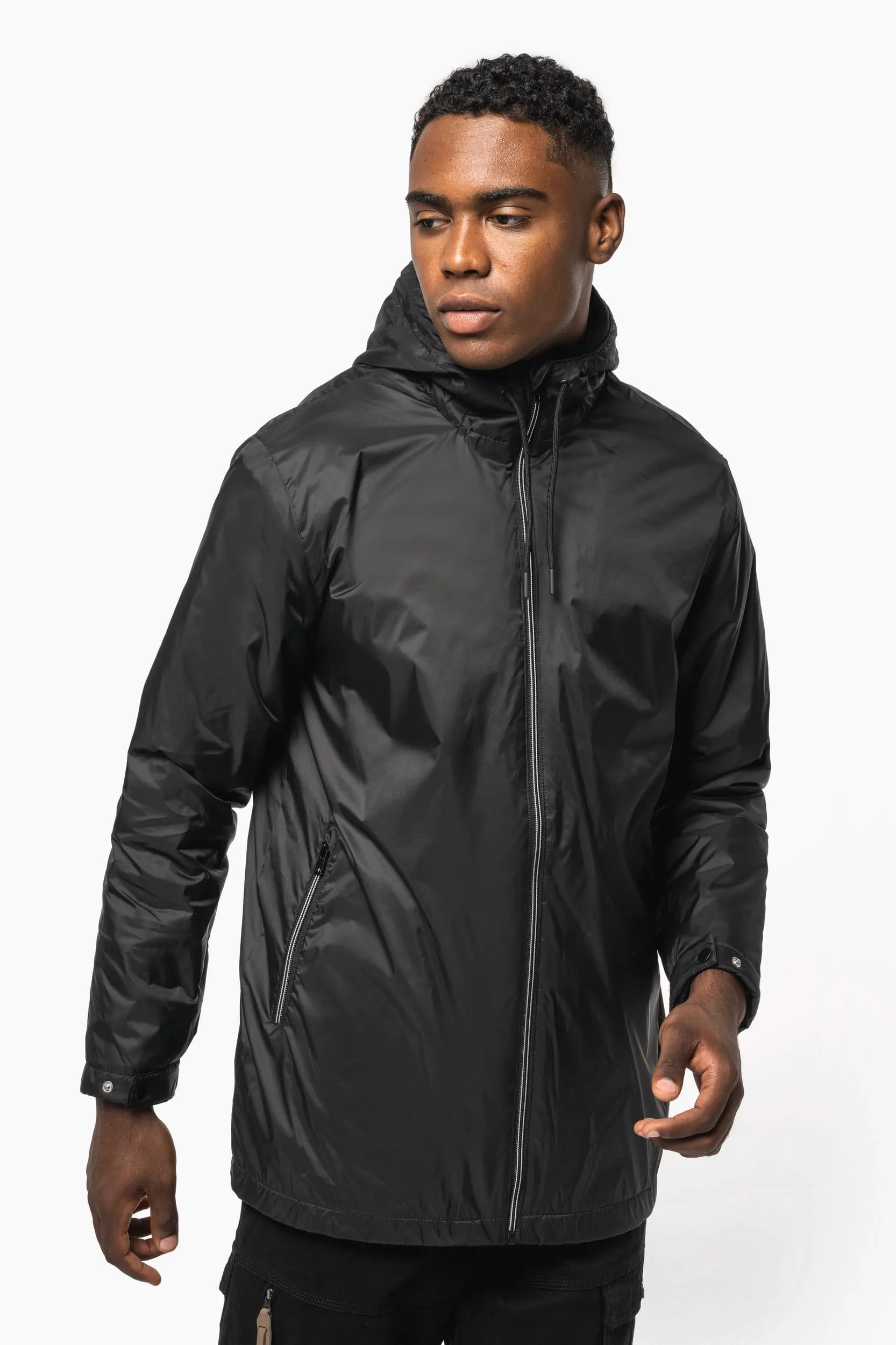 Chaqueta con capucha y forro de micropolar - Unisex
