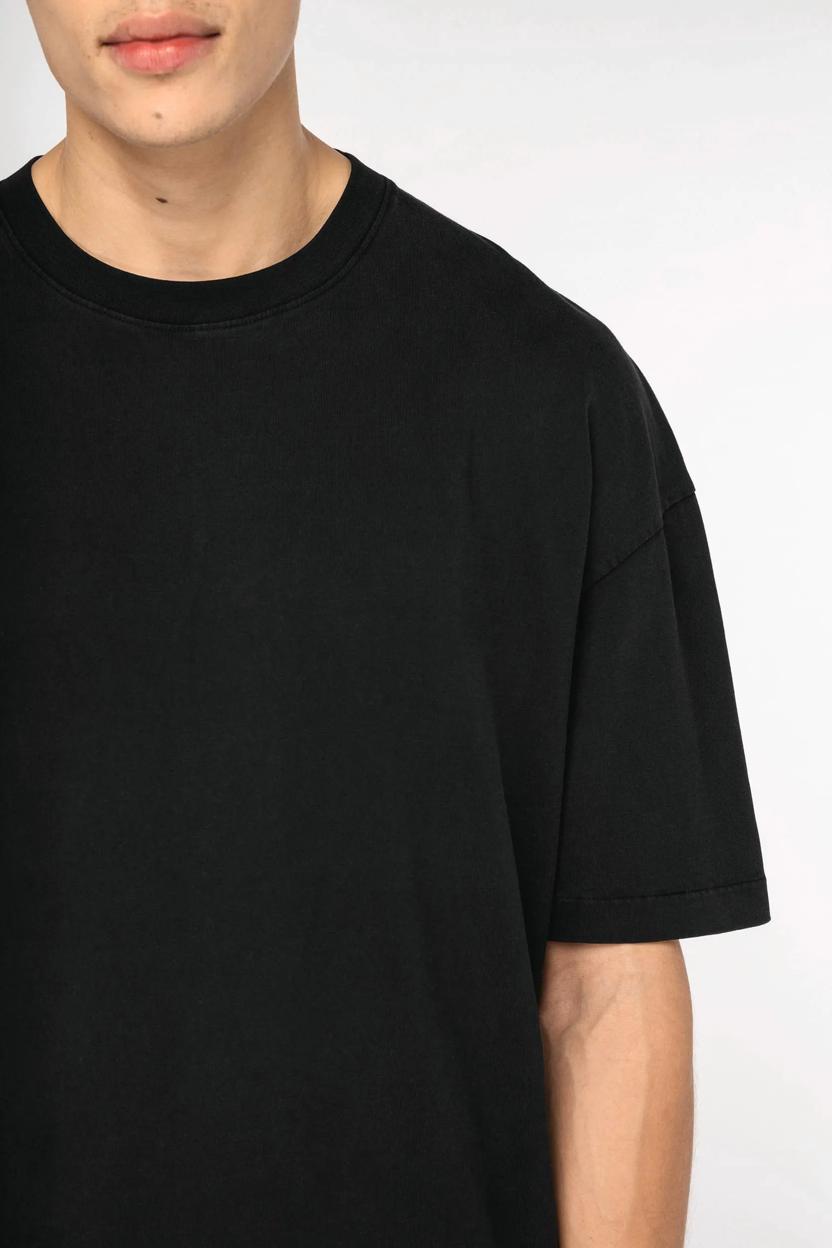 Camiseta ecorrersponsable oversize efecto lavado hombre