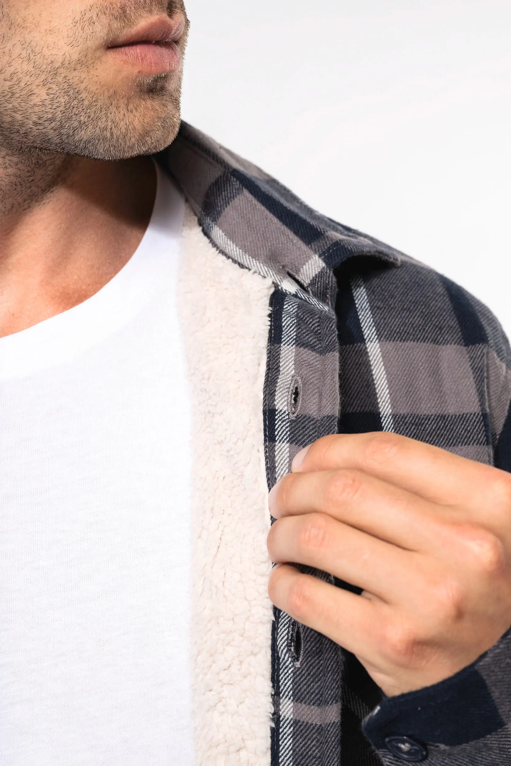 Sobrecamisa leñador forro de sherpa