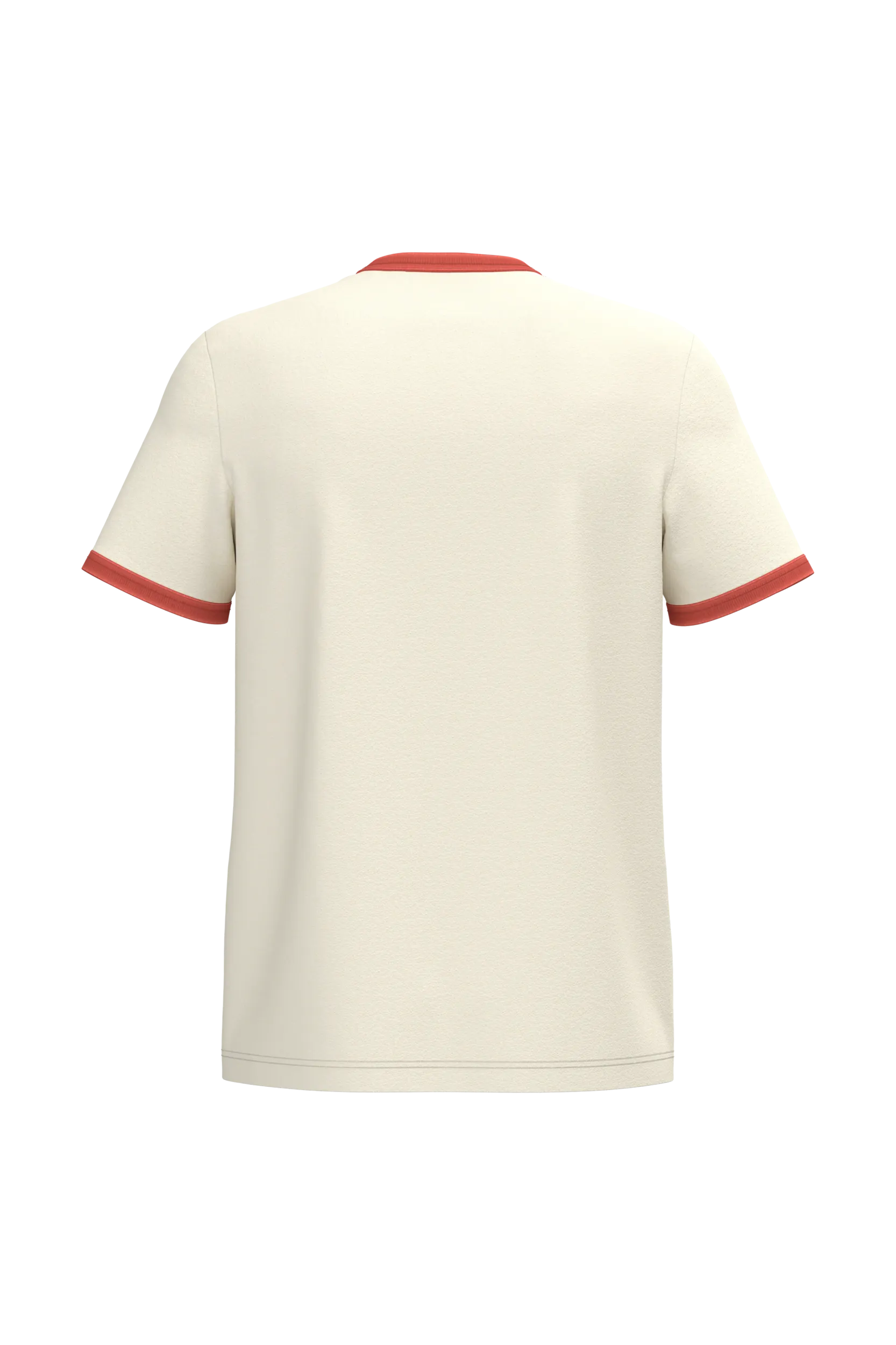 Camiseta ringer ecorresponsable con ribetes contrastados efecto lavado hombre