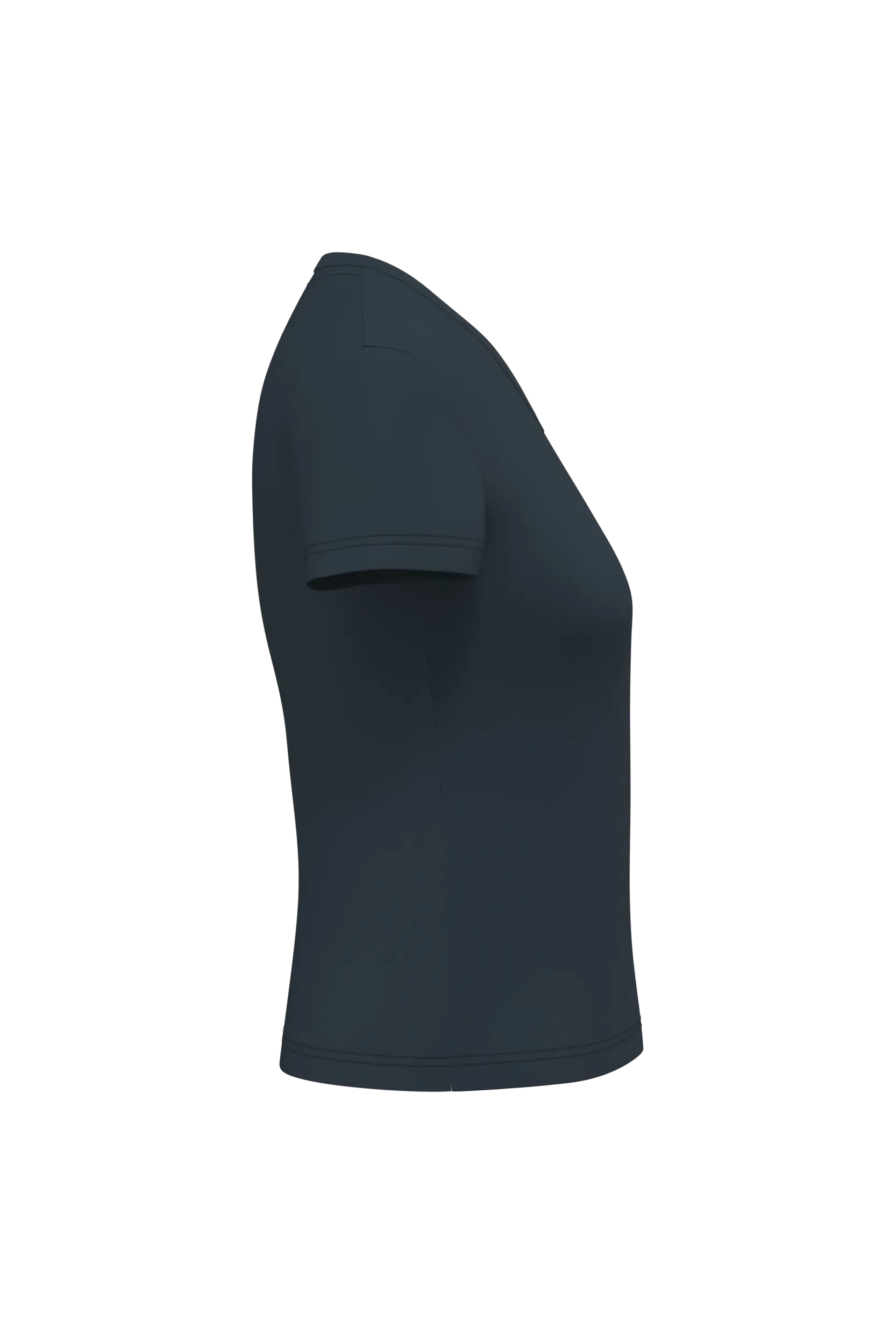 Camiseta ecorresponsable antibacteriana cuello de pico mujer
