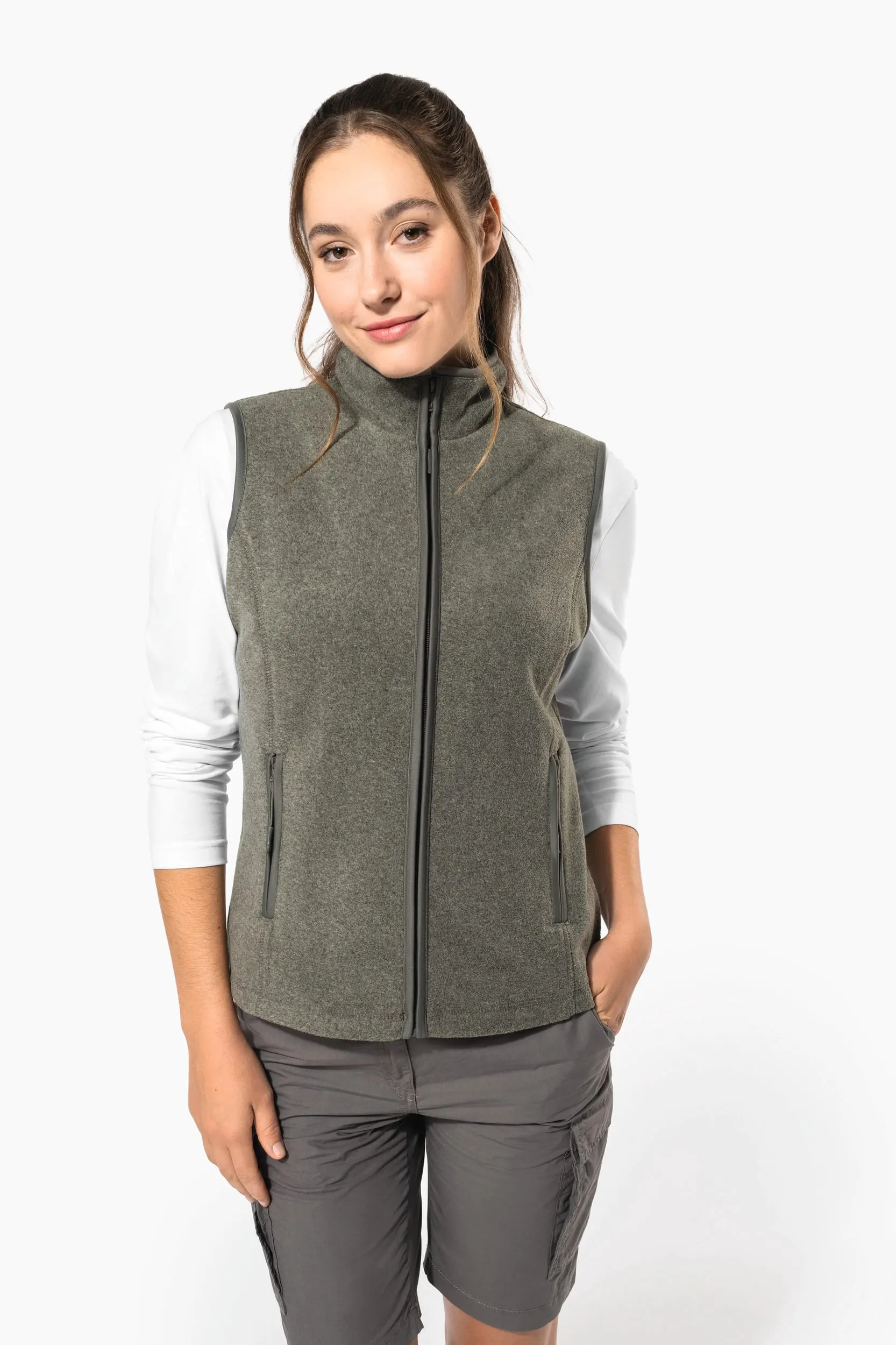 Chaleco micropolar mujer