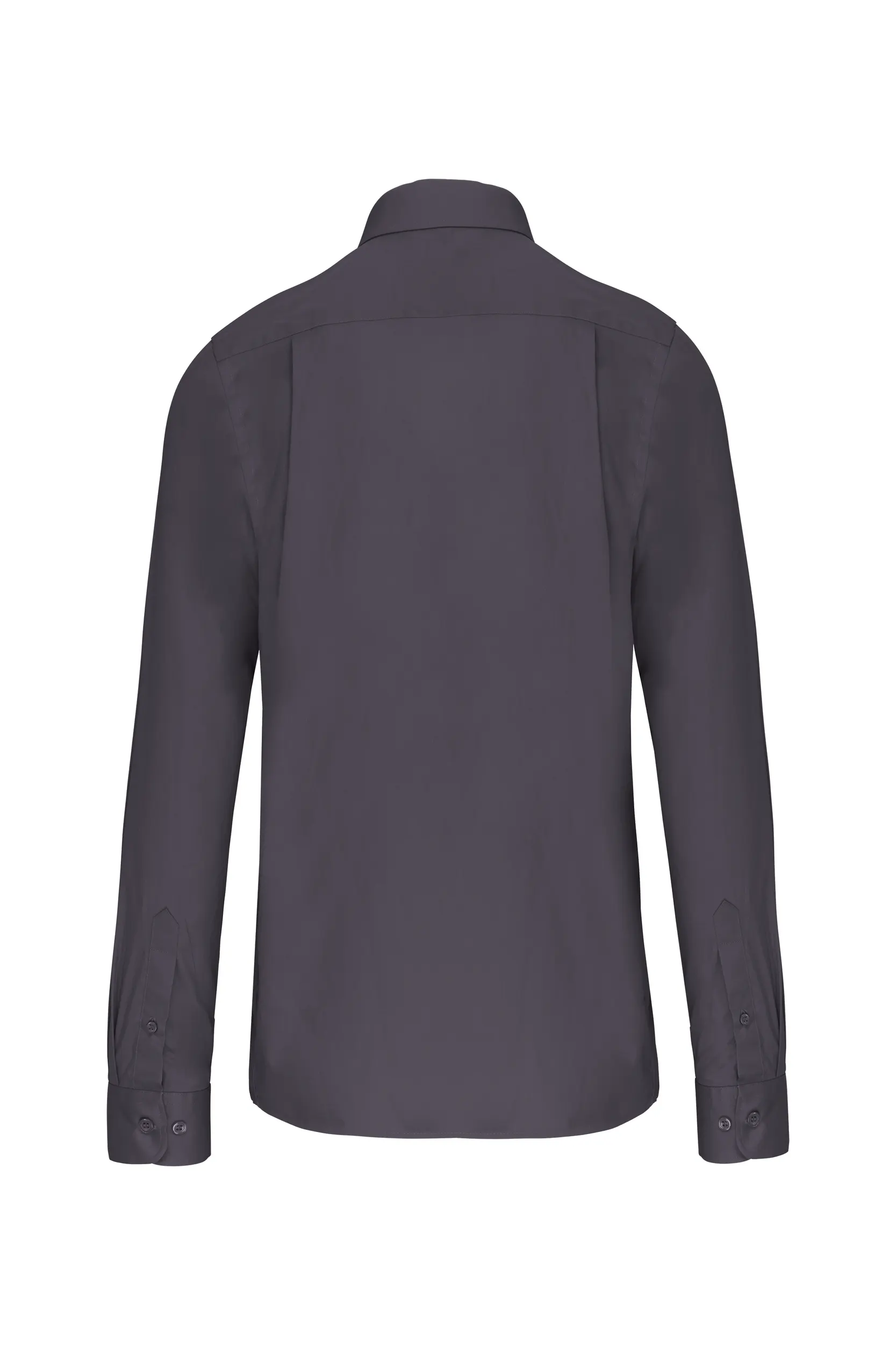 Camisa popelina manga larga hombre