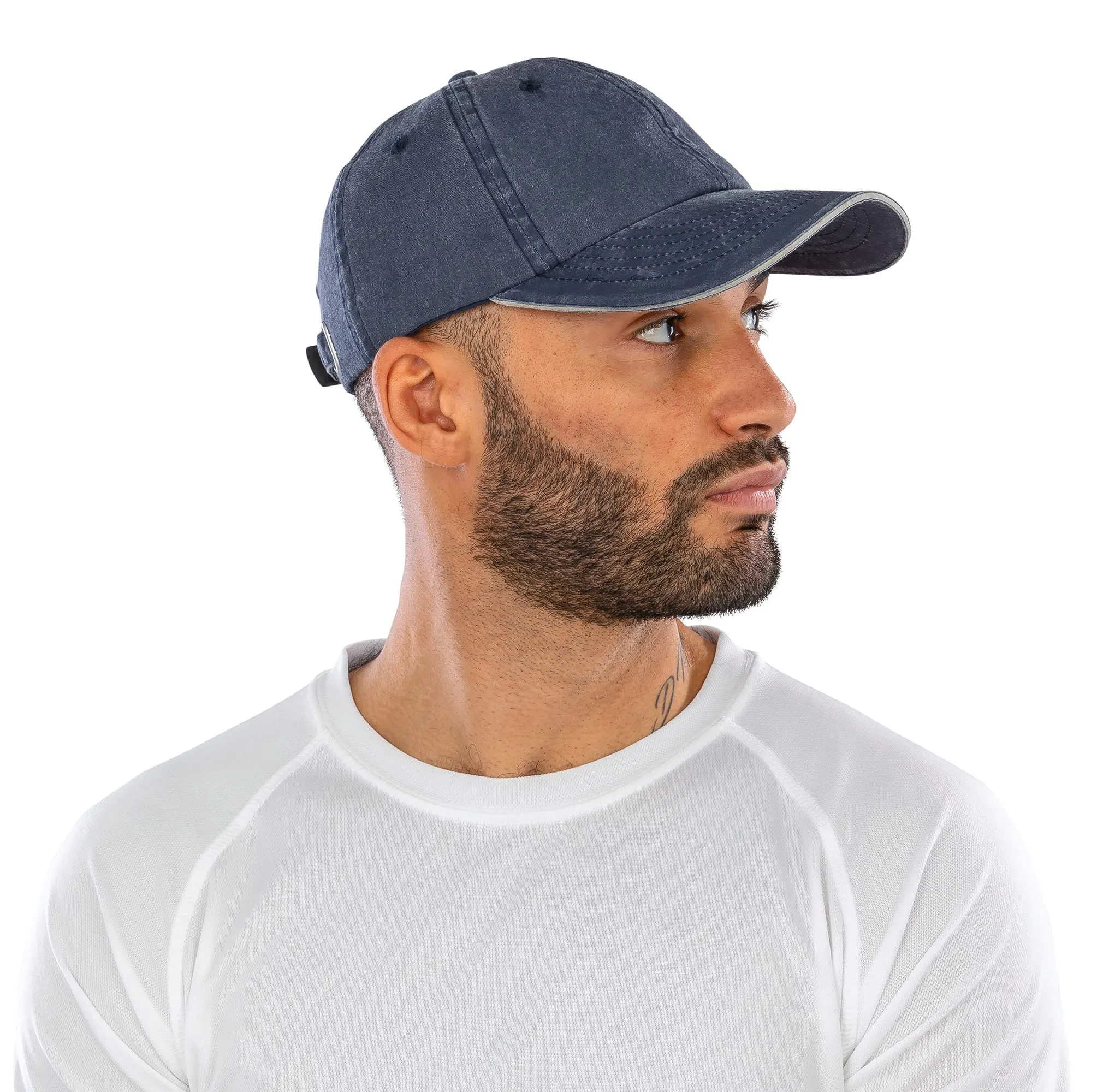 Gorra algodón fino lavado con sándwich