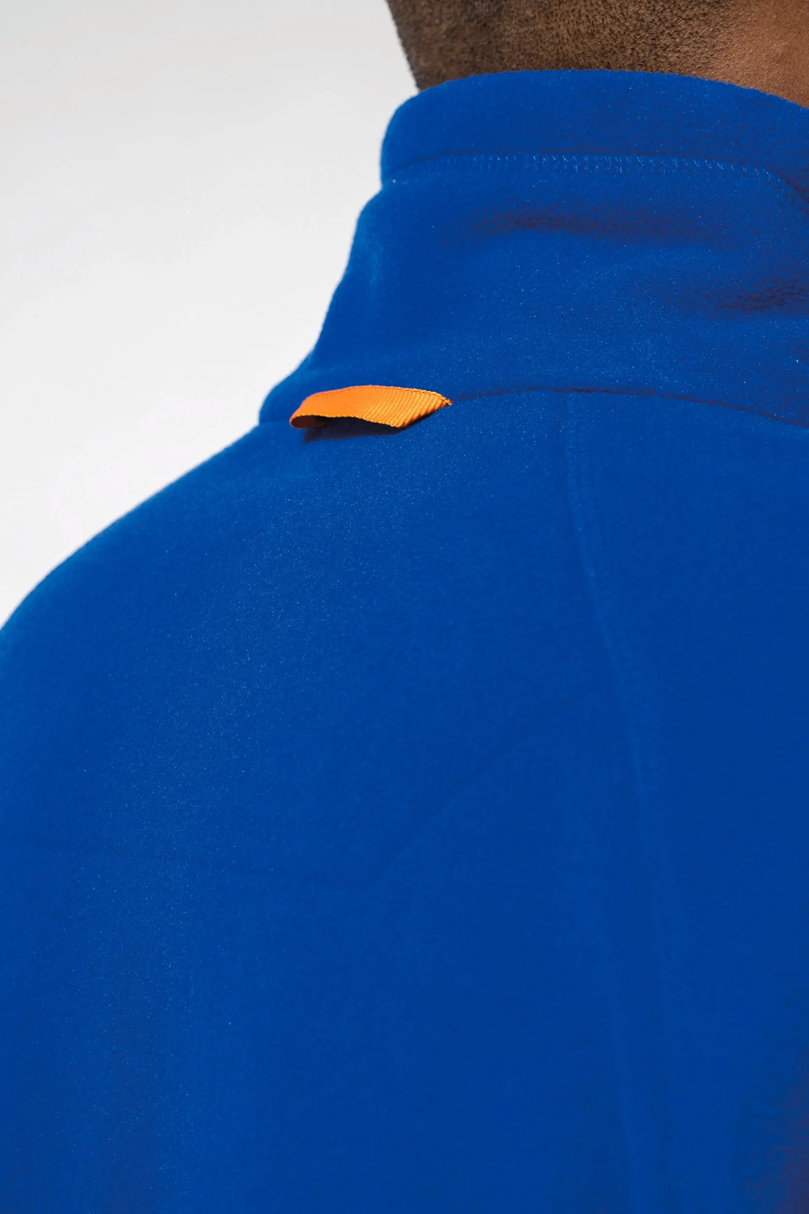 Chaqueta micropolar con cremallera y mangas raglán hombre