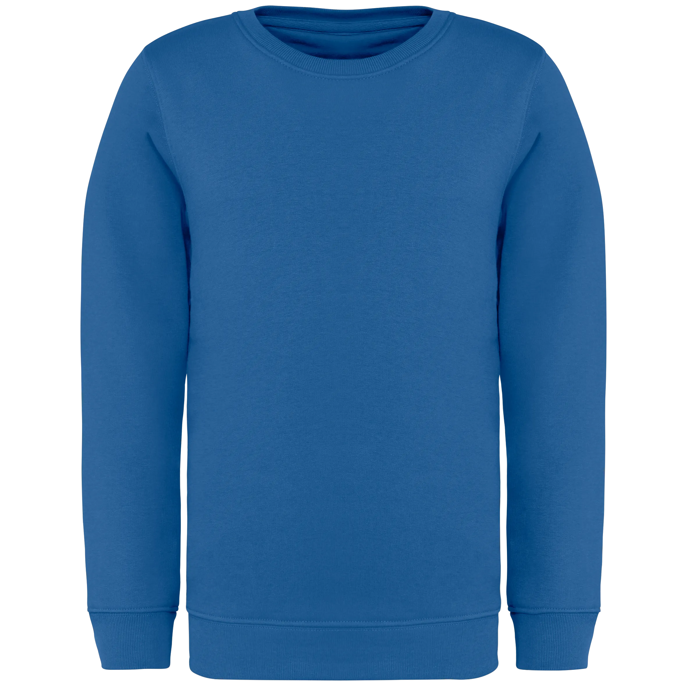 Sudadera ecorresponsable cuello redondo infantil