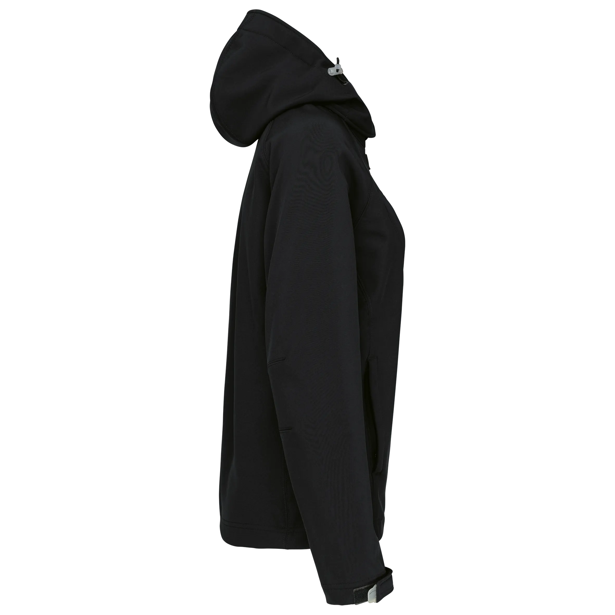 Chaqueta softshell con capucha extraíble mujer