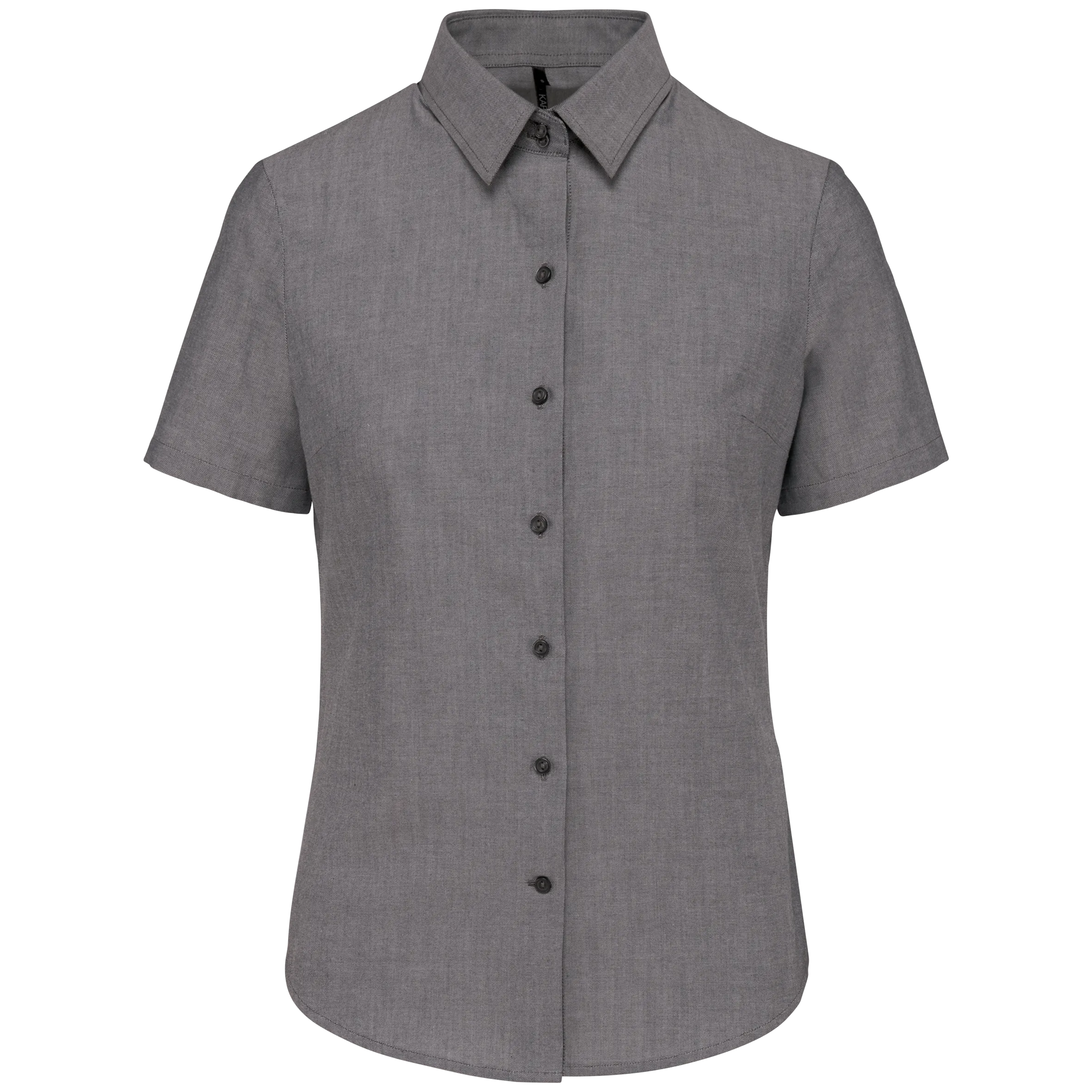 Camisa oxford manga corta mujer