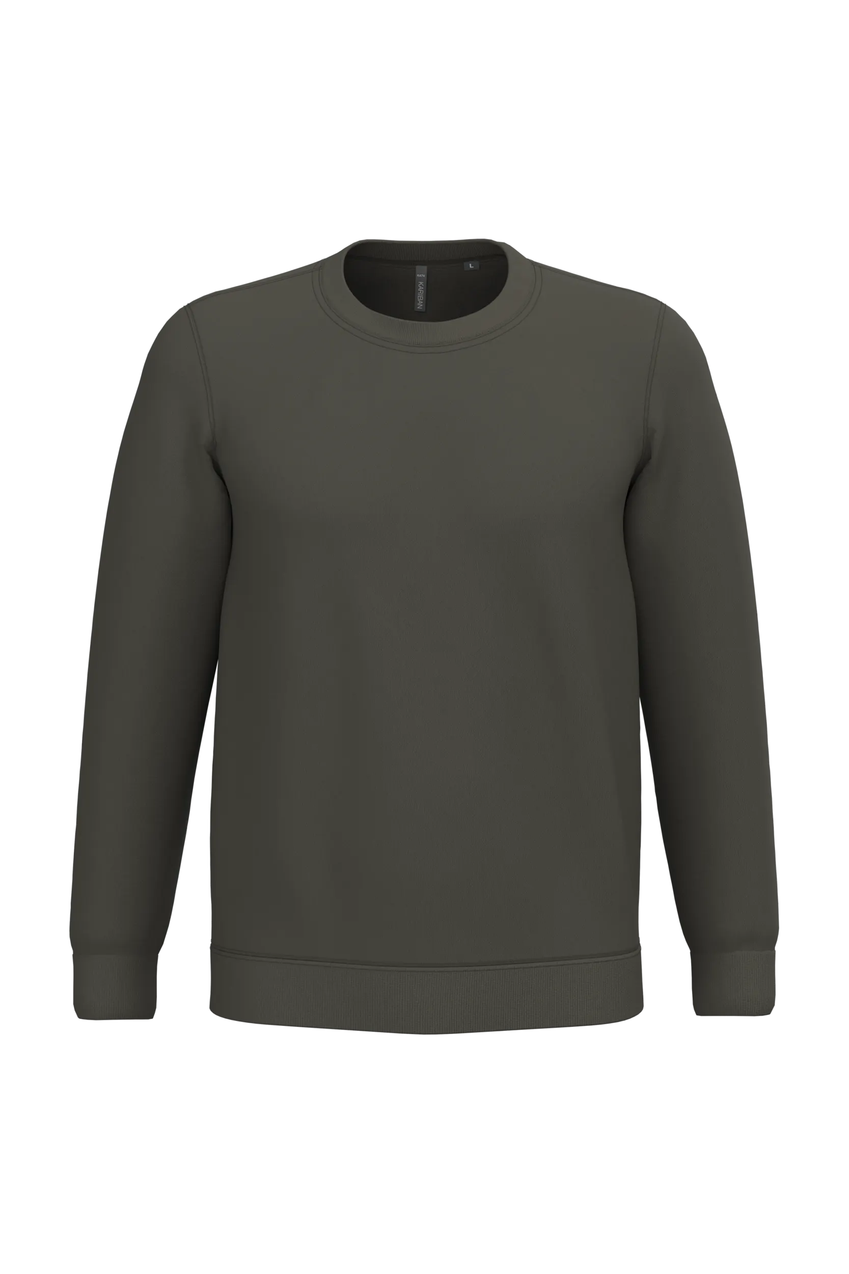 Sudadera cuello redondo