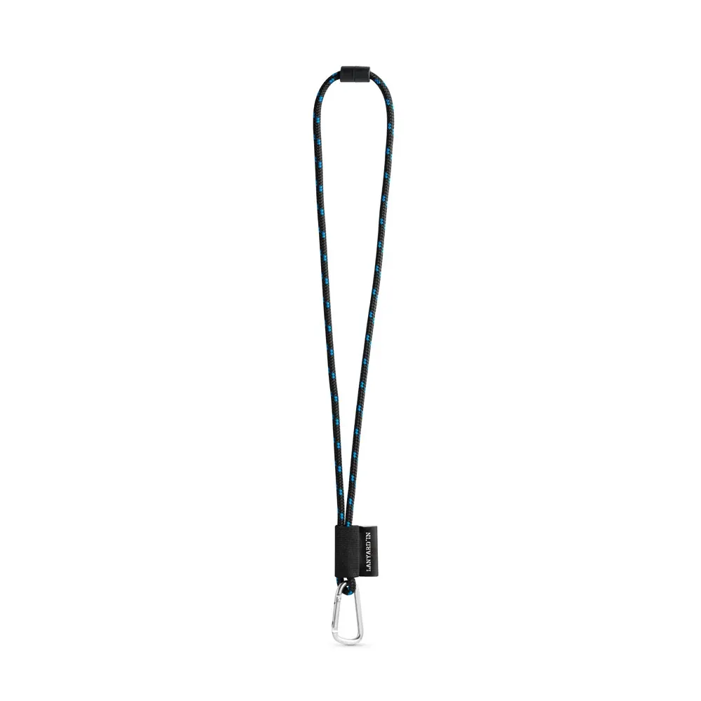 75091. SET Lanyard NAUTIC Long (Ø 7 mm) con Mosquetón en D de 55 mm y Cierre de Seguridad de Ø 7 mm