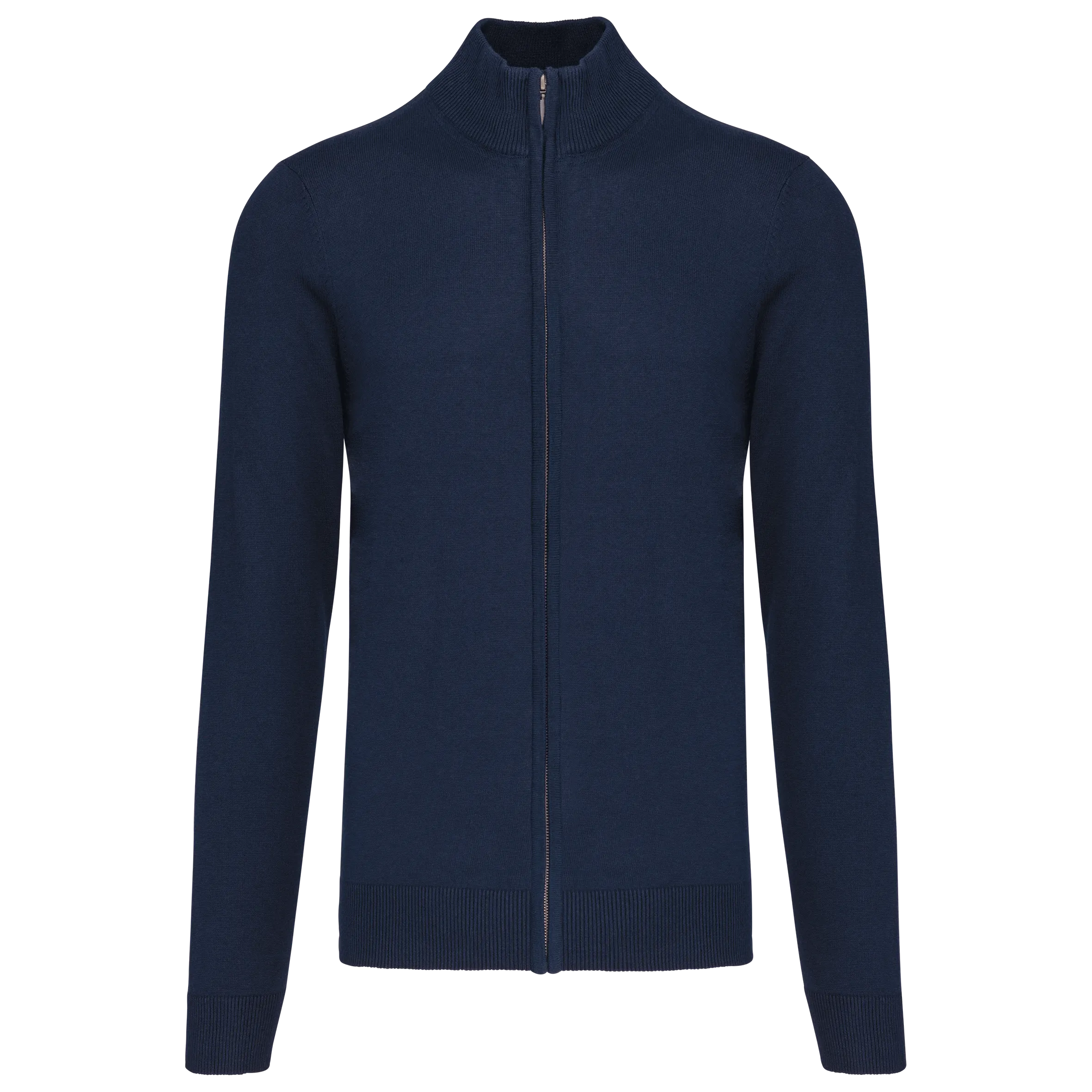 Chaqueta de punto con cremallera hombre