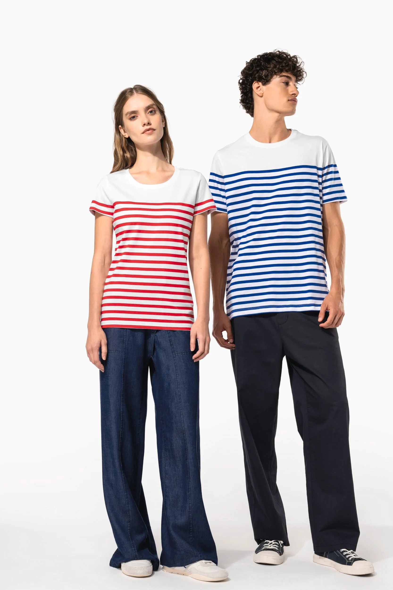 Camiseta marinera algodón orgánico hombre
