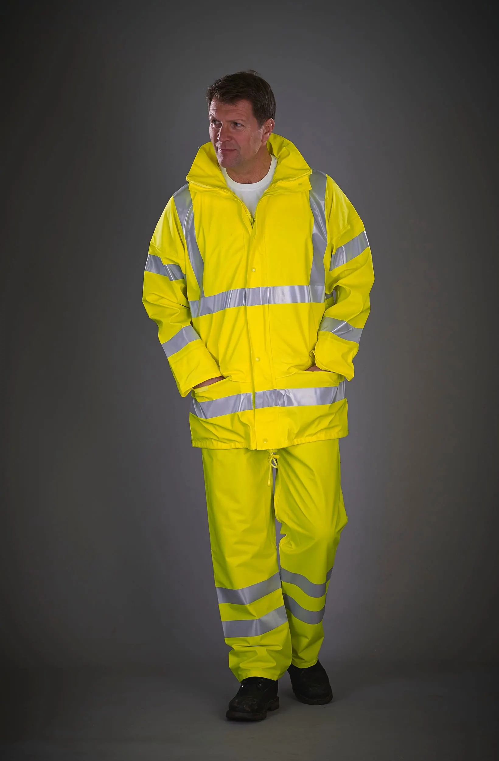 Pantalón Alta Visibilidad Soft Flex transpirable para lluvia