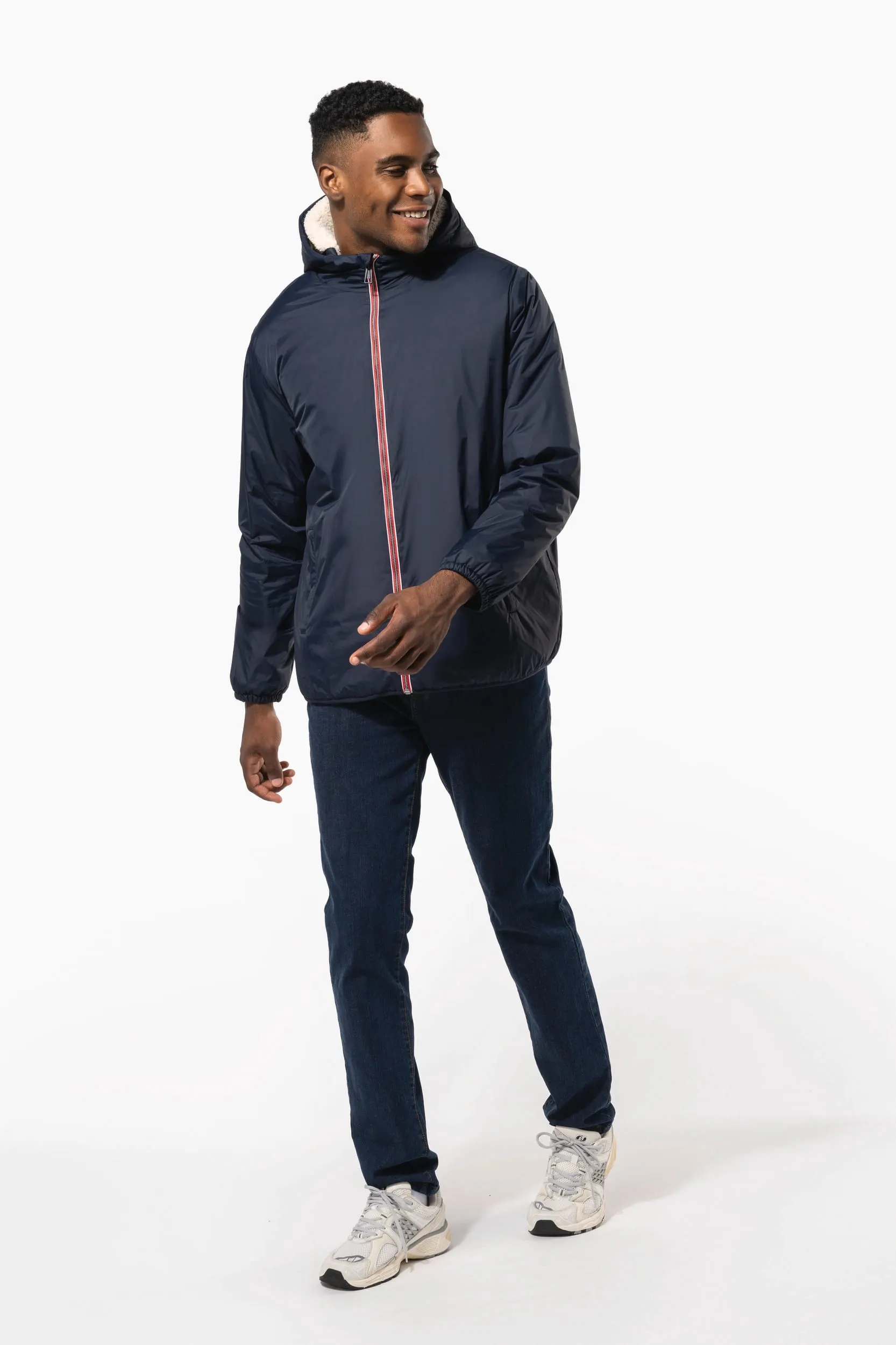 Chaqueta con forro de sherpa unisex