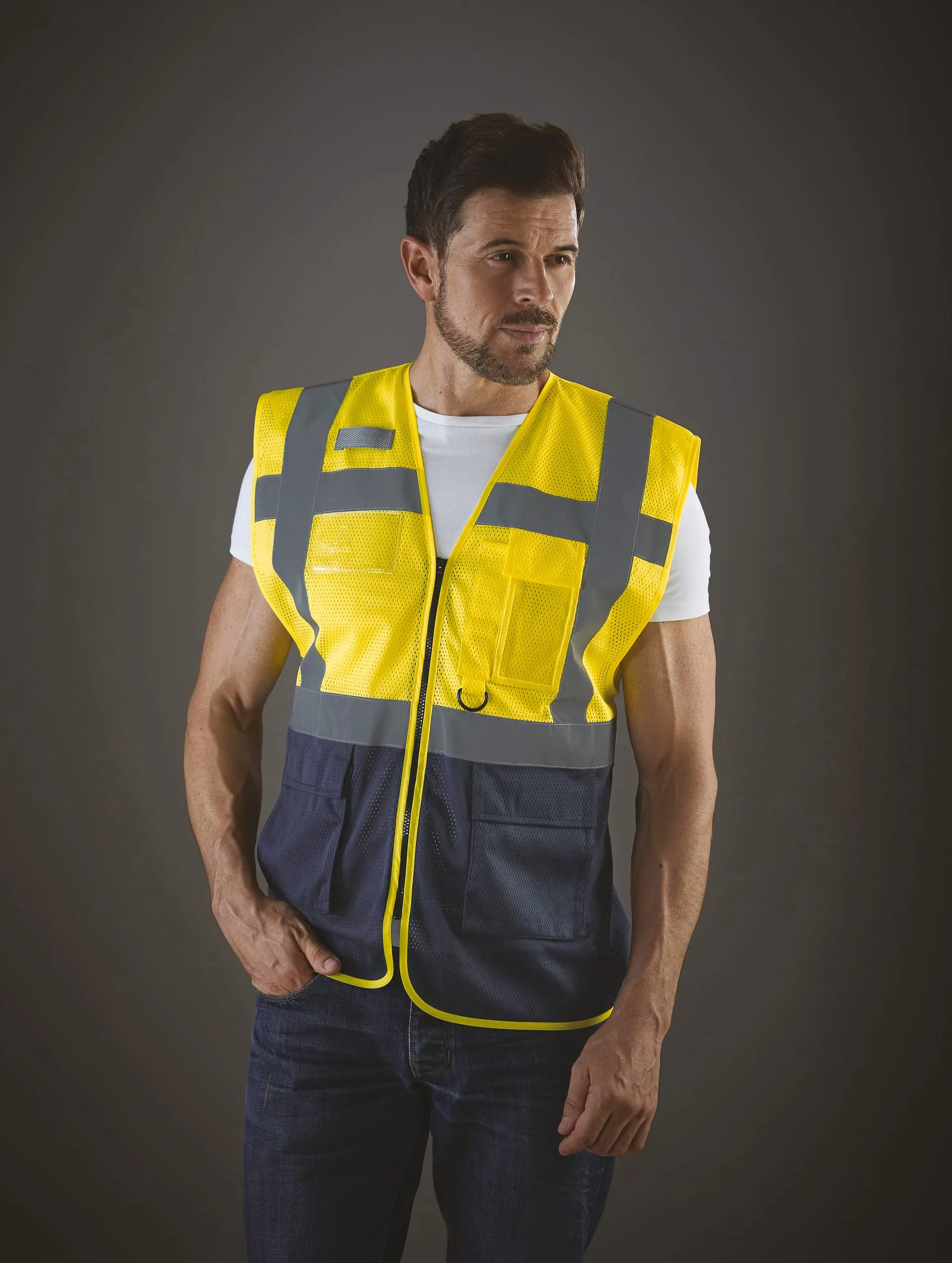 Chaleco Top Cool "Management" Alta Visibilidad