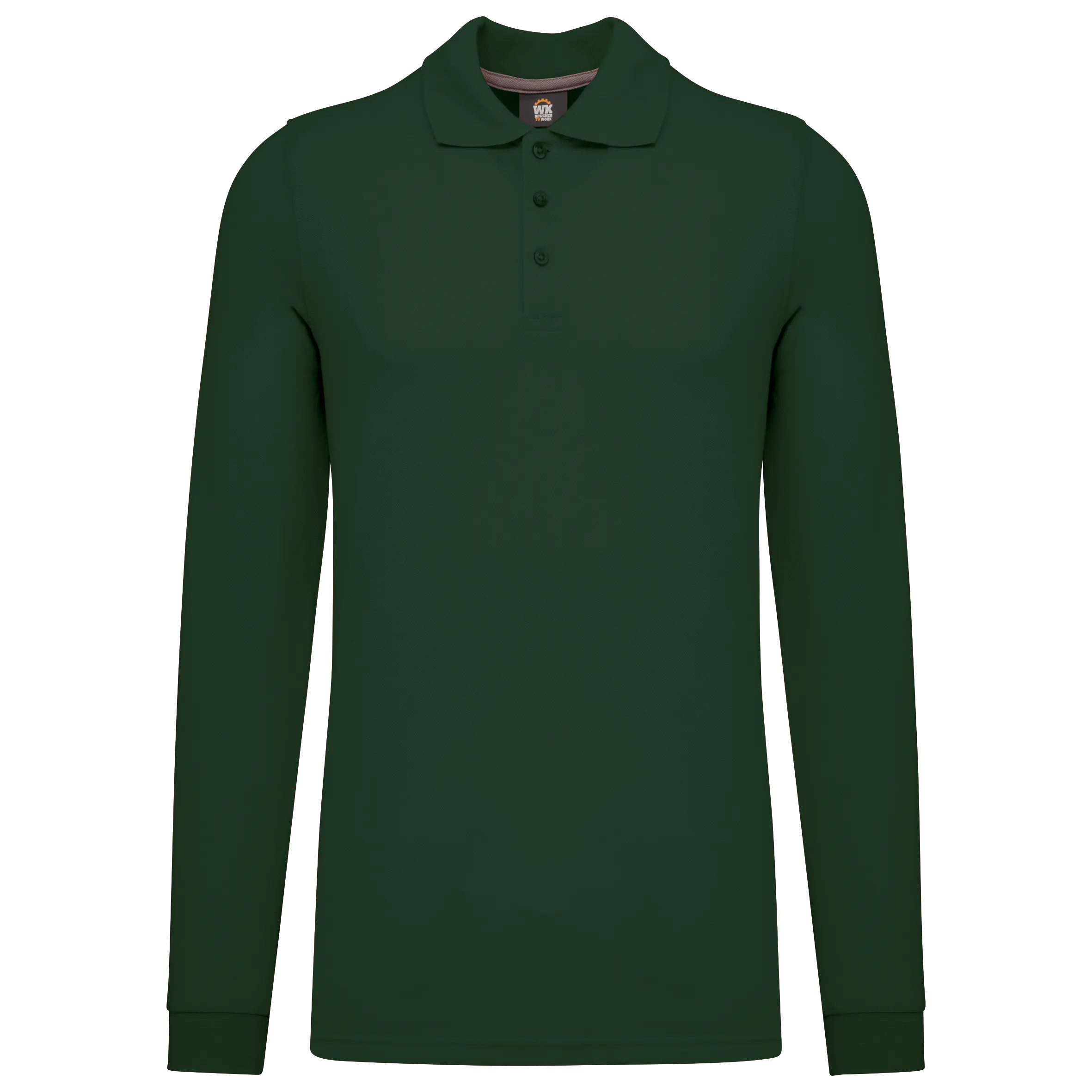 Polo Antibacteriano manga larga hombre